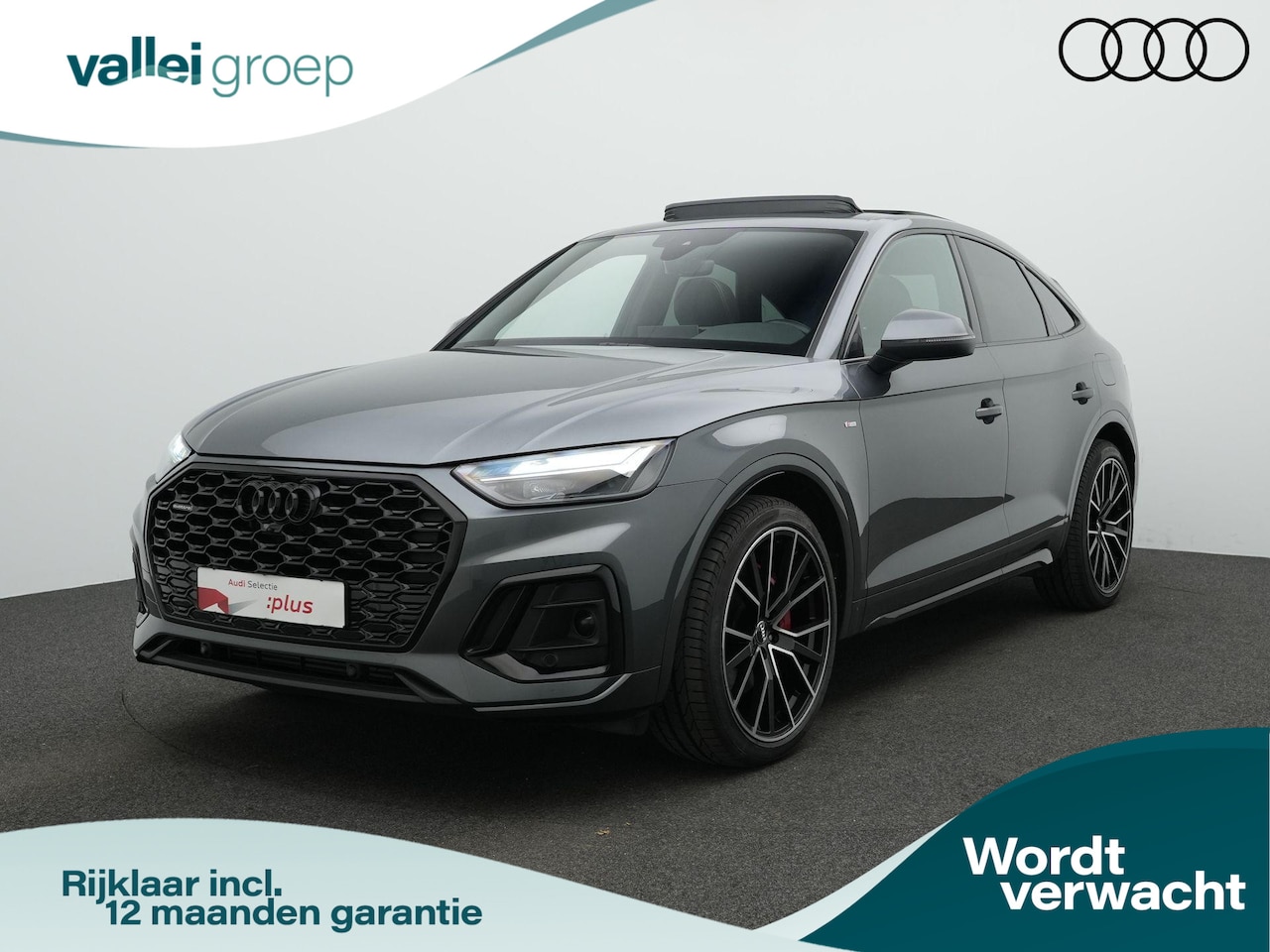 Audi Q5 Sportback - 50 TFSI e 299 pk S-tronic S-Line | Panoramadak | Trekhaak | Luchtvering | Fijnnappa leder - AutoWereld.nl