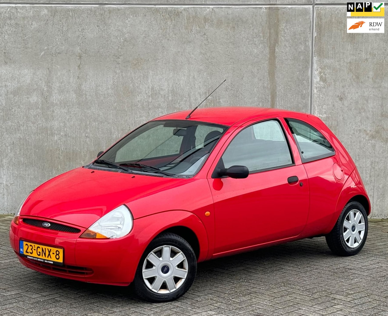 Ford Ka - 1.3 Cool & Sound 2008 Rood 1E EIGENAAR|NAP|AIRCO - AutoWereld.nl