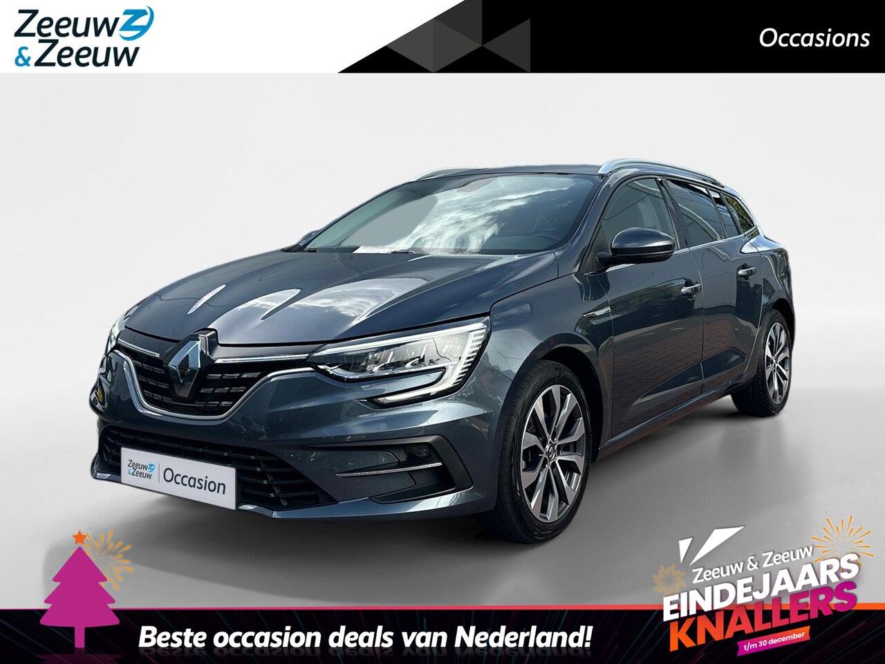 Renault Mégane Estate - 1.3 TCe 140 Techno | Automaat | Groot Navi | Cruise & Climate Control | Licht metalen Velg - AutoWereld.nl
