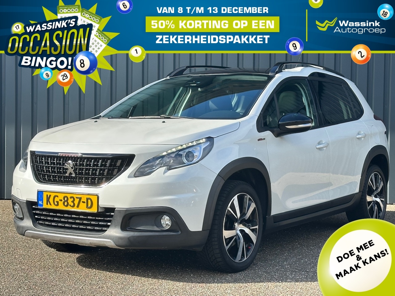 Peugeot 2008 - 1.2 Turbo 130pk GT-Line I Trekhaak 1250KG I Glazen Dak I Navigatie I Parkeersensoren I Act - AutoWereld.nl