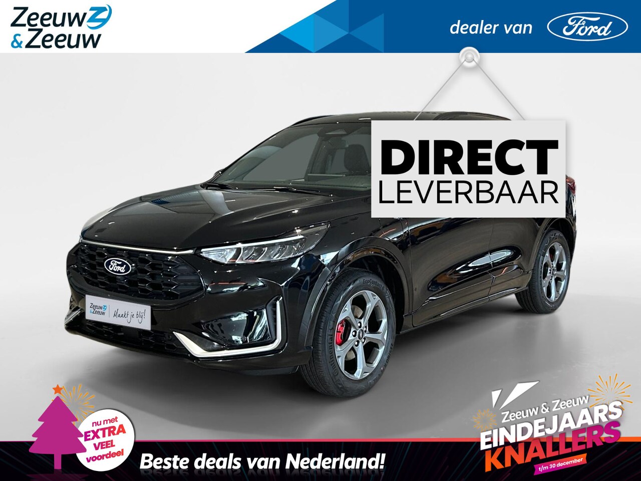 Ford Kuga - 2.5 PHEV ST-Line X 243pk | €4.000.- korting | Gratis laadpaal actie | Stoel- stuur en voor - AutoWereld.nl