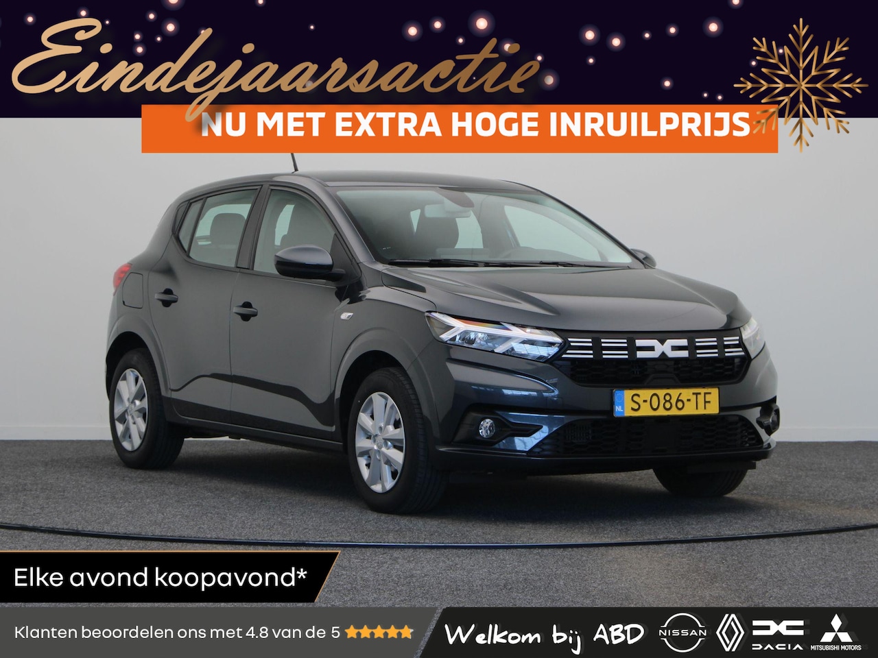 Dacia Sandero - TCe 100pk ECO-G Expression | Airco | Cruise control | Bluetooth | LED dagrijverlichting | - AutoWereld.nl