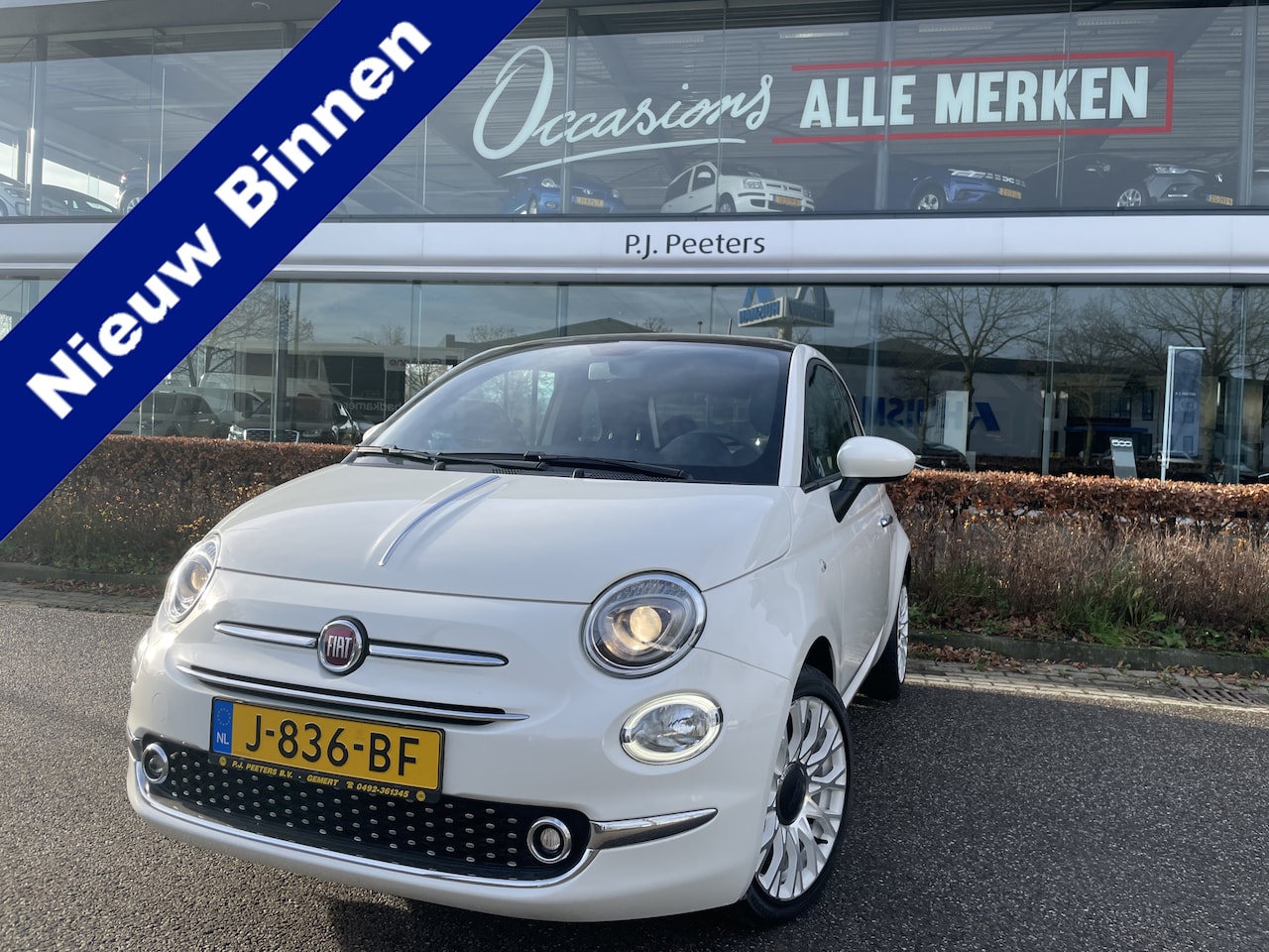 Fiat 500 - 1.0 Hybrid Star Airco - Cruise control - Bluetooth - Panoramadak - Parkeersensor achter - - AutoWereld.nl