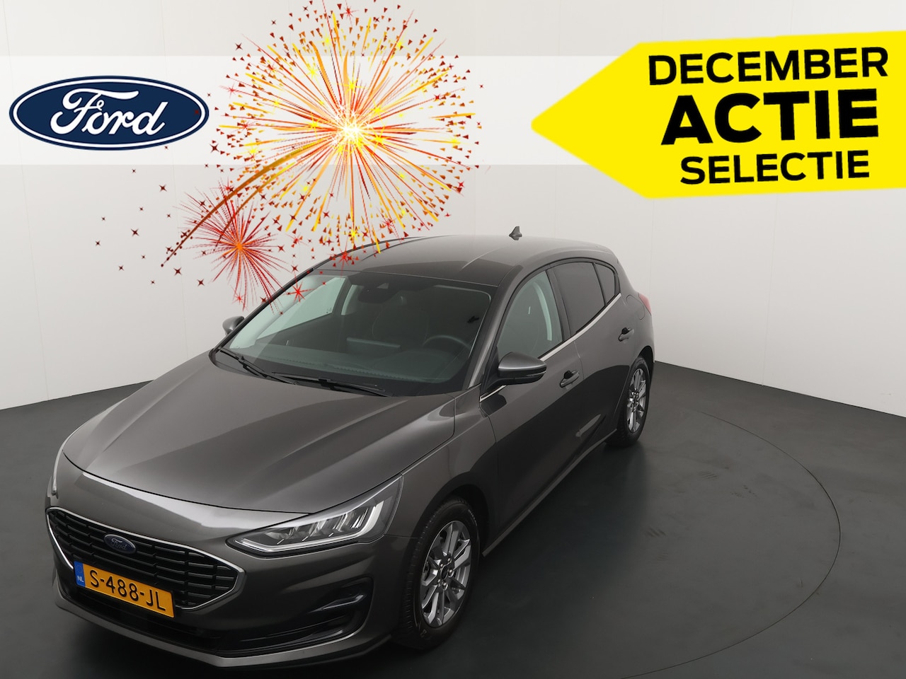 Ford Focus - EcoBoost Hybrid 125pk Titanium | Nw model I Sync 4 I Climate I Navi I All Seasonbanden - AutoWereld.nl