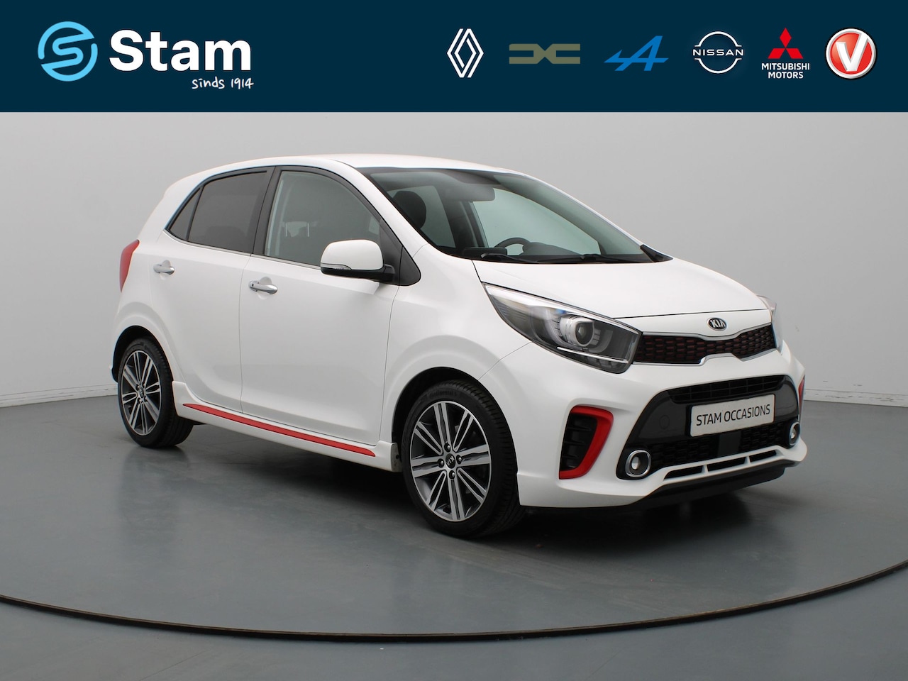 Kia Picanto - 85pk CVVT GT-Line Camera | Cruise | Navi | Parkeersens. achter | Stoel-/stuurverw. - AutoWereld.nl