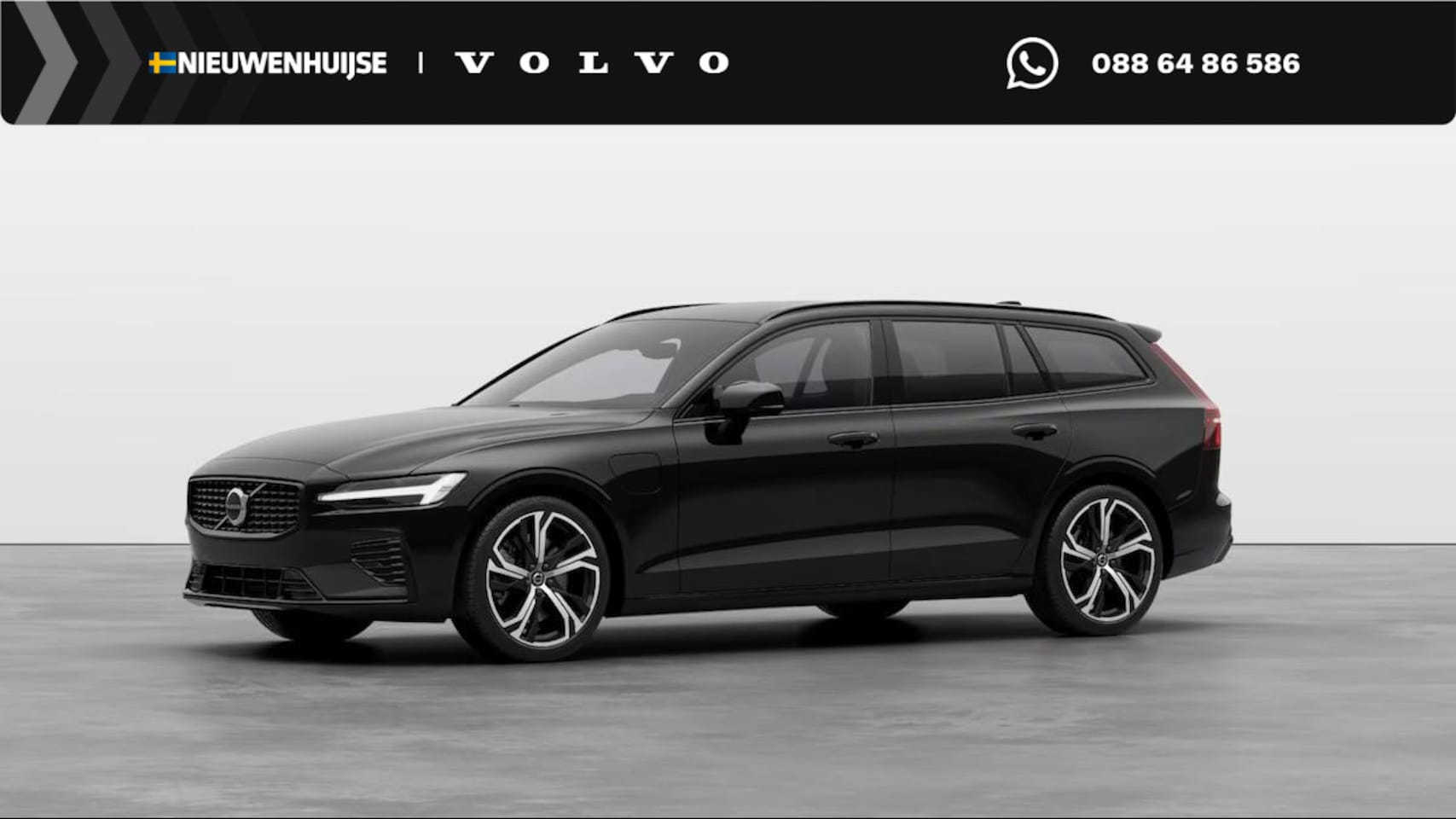 Volvo V60 - 2.0 T8 Plug-in hybrid AWD Plus Perform. Ed. Dark Adaptieve Cruise Control | Dode hoek dete - AutoWereld.nl