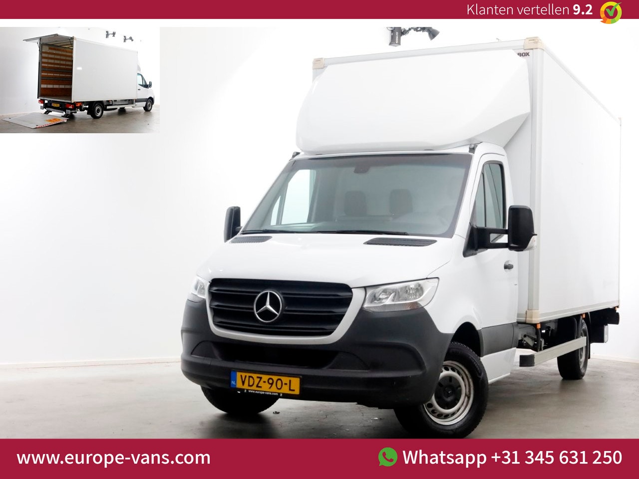 Mercedes-Benz Sprinter - 316 CDI 163pk 7G Automaat Bakwagen met laadklep 01-2020 - AutoWereld.nl
