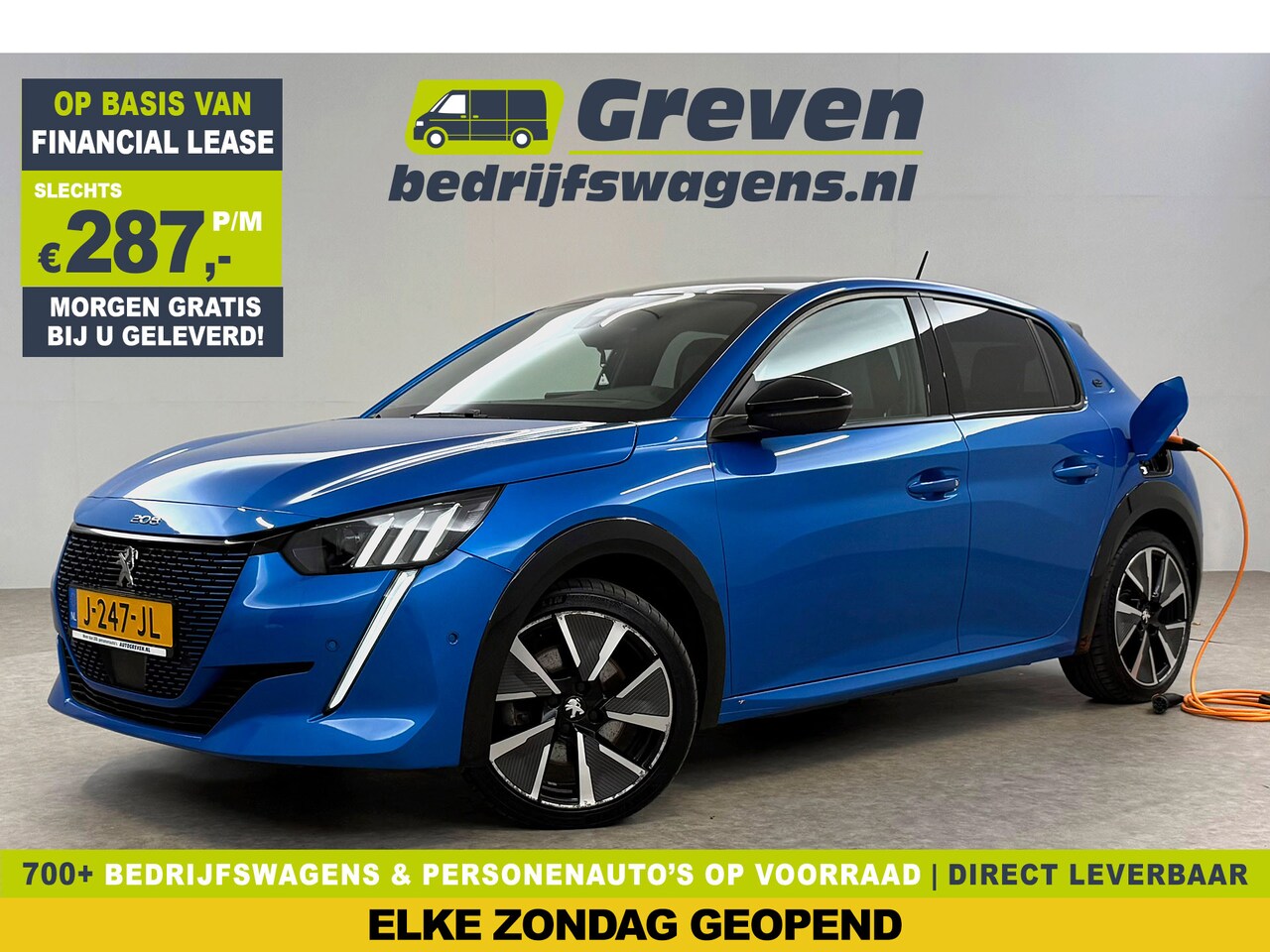 Peugeot e-208 - EV GT 350 50 kWh | SOH 91% | Snelladen | Pano | 360° | Virtual | Sfeerverl. | Carplay | St - AutoWereld.nl