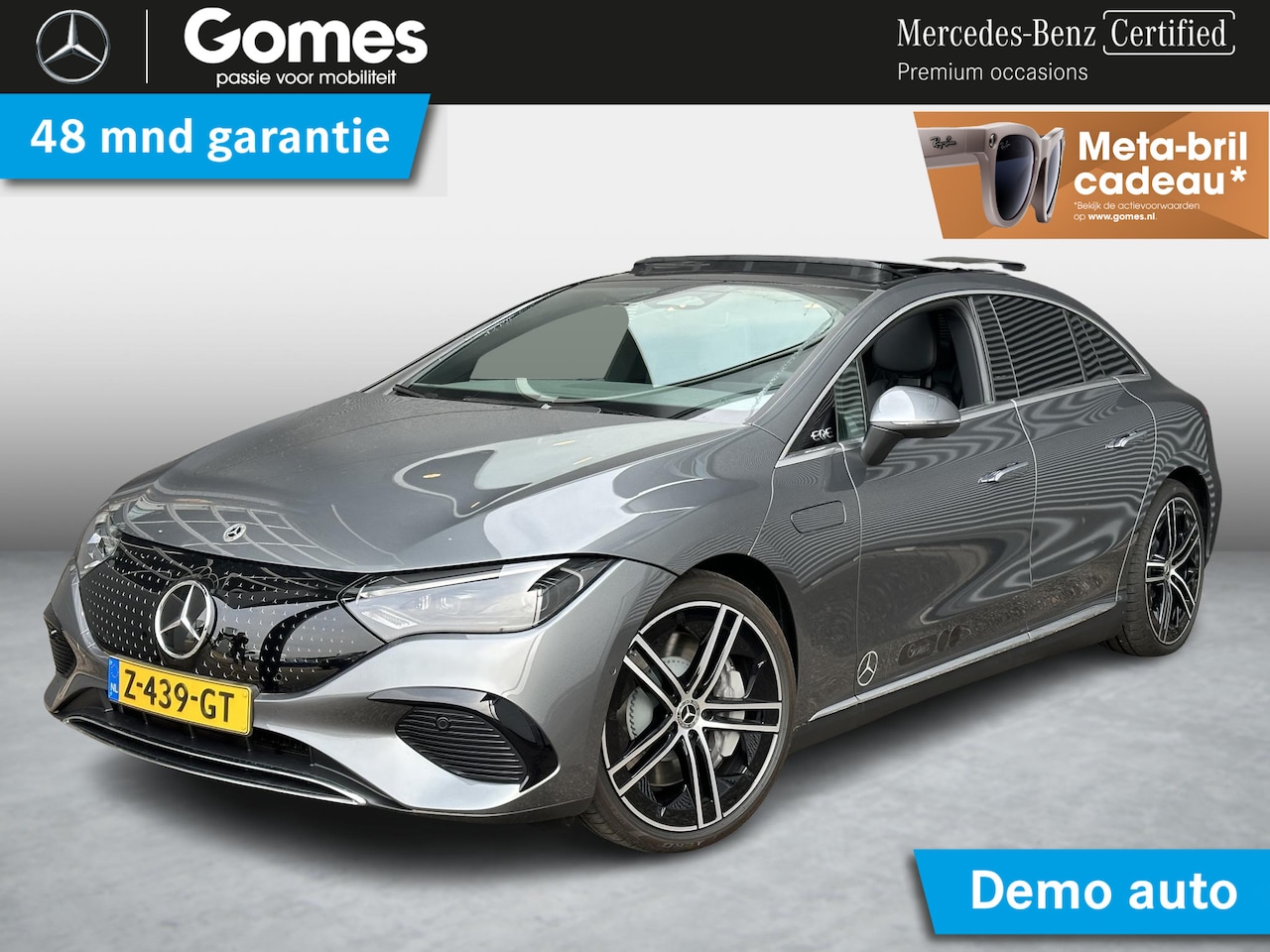 Mercedes-Benz EQE - 300 Luxury Line | Panoramadak | AIRMATIC Luchtvering | DISTRONIC Afstandsassistent | Dodeh - AutoWereld.nl