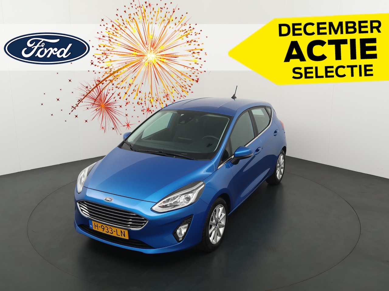 Ford Fiesta - 100PK EcoBoost Titanium AUTOMAAT I Trekhaak I parkeersensoren I LM velgen | Clima - AutoWereld.nl