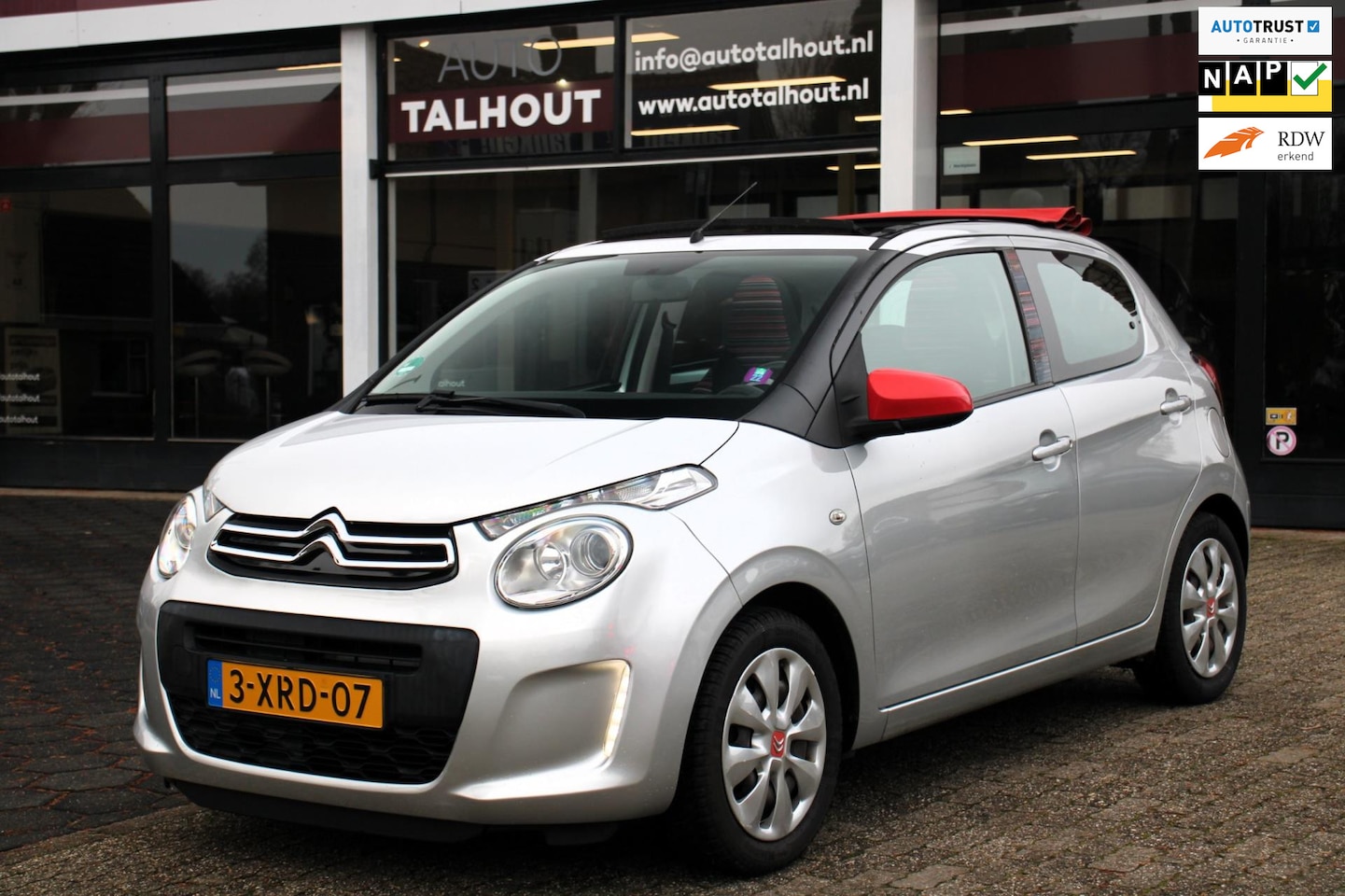 Citroën C1 - 1.0 e-VTi Airscape Feel - 5 DEURS | AIRCO | CABRIO | ELEKTR SCHUIFDAK | BLUETOOTH - AutoWereld.nl
