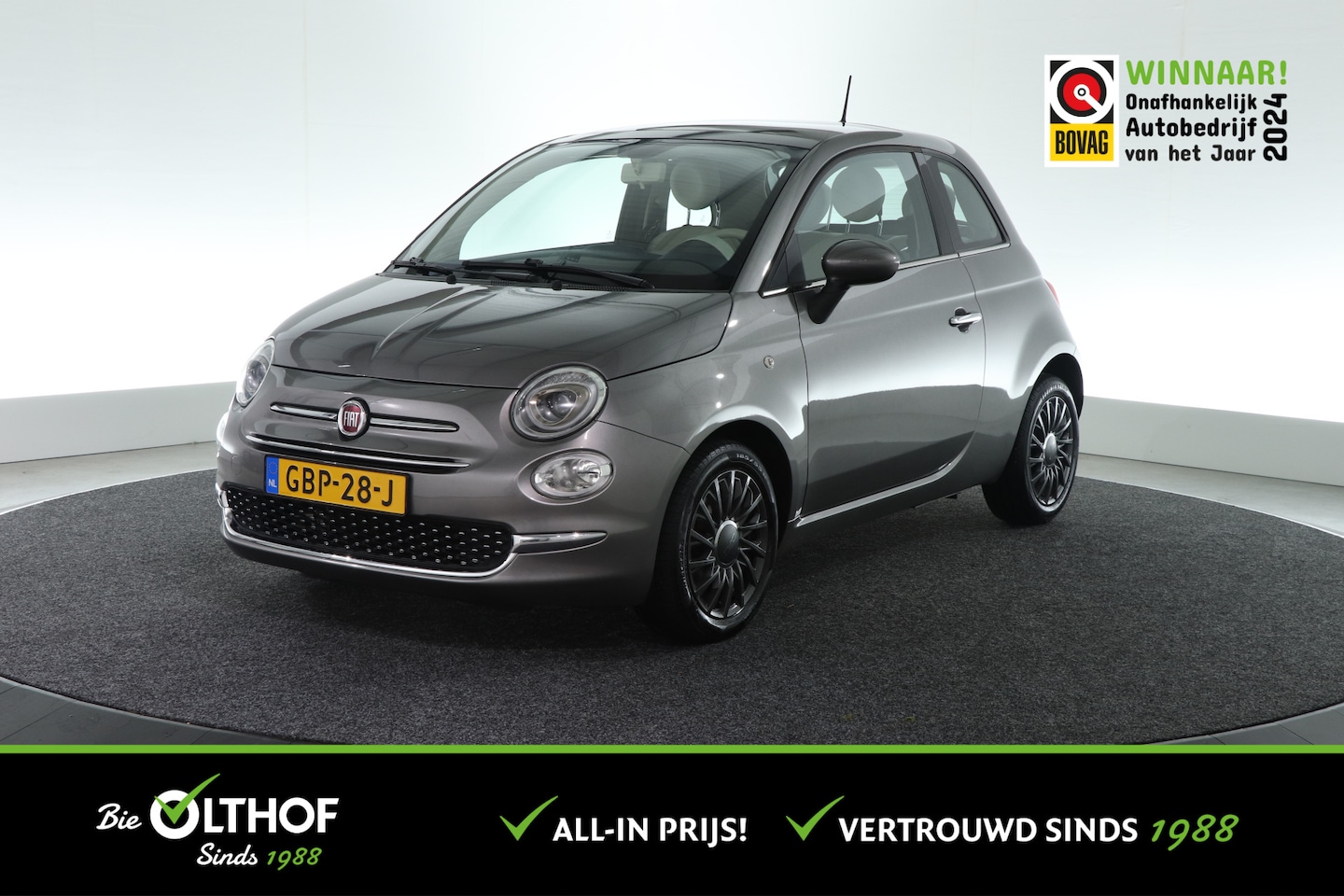 Fiat 500 - 1.2 Lounge | AUTOMAAT | SCHUIF-KANTEL | - AutoWereld.nl