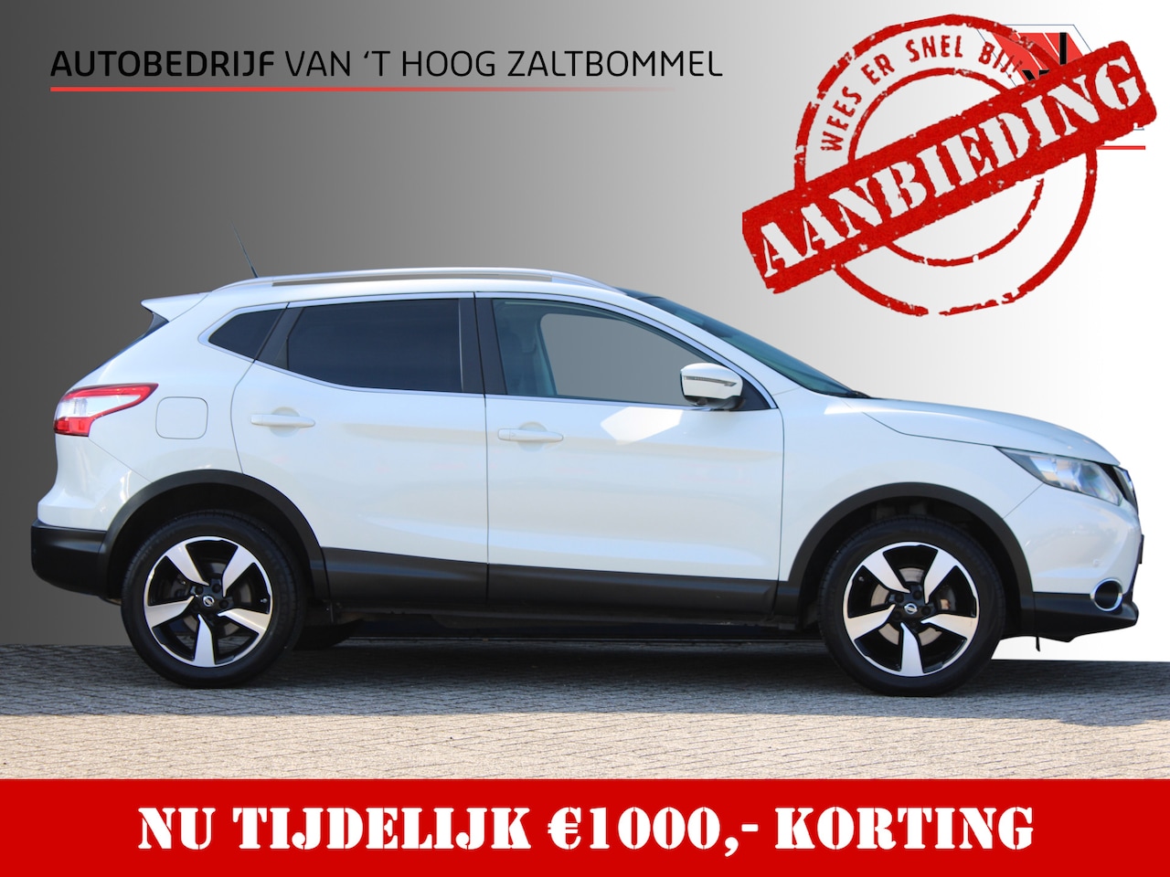 Nissan Qashqai - 1.2 DIG-T Automaat Connect Edition PANORAMADAK NAVI 360-CAMERA 18'' NL AUTO - AutoWereld.nl
