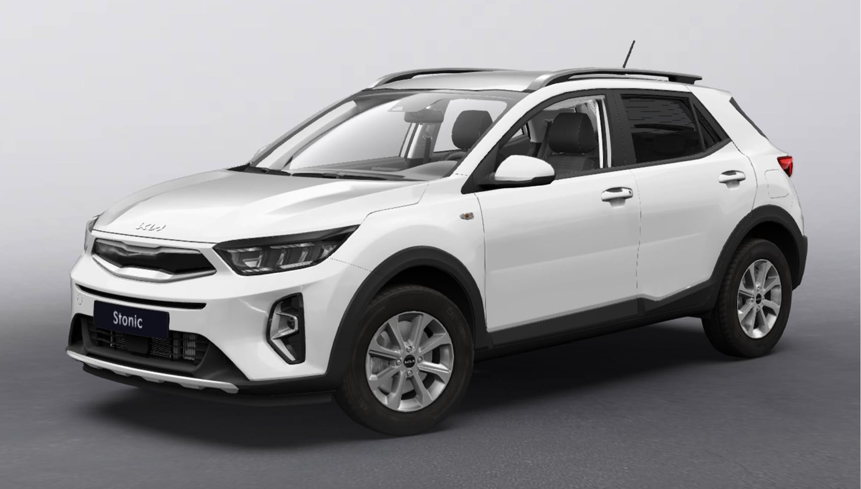 Kia Stonic - 1.0 T-GDi MHEV DynamicLine - Direct uit voorraad leverbaar - CLEAR WHITE - AutoWereld.nl