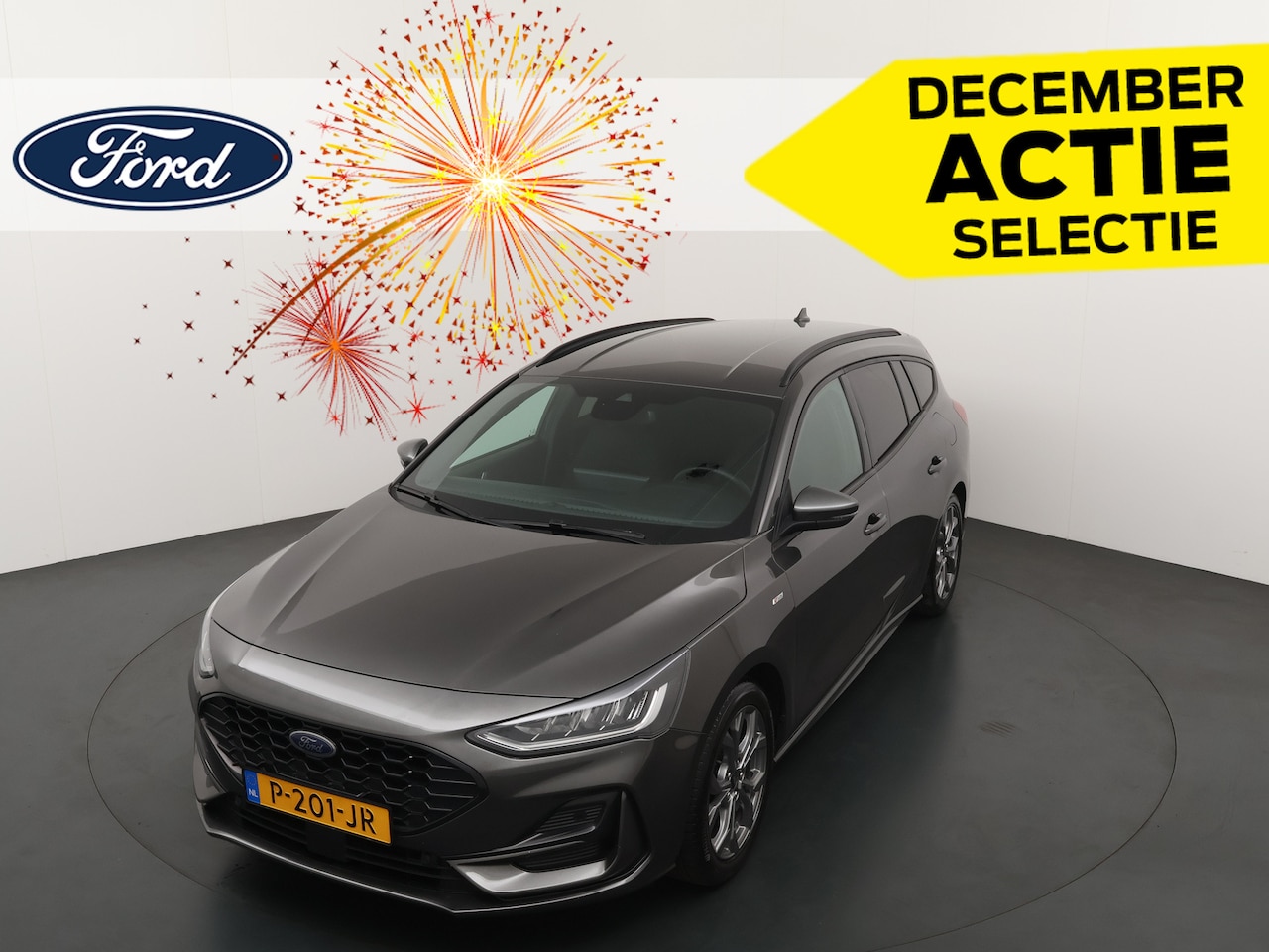 Ford Focus Wagon - EcoBoost Hybrid 125pk ST Line | Trekhaak | Dealer onderhouden | Nw. model | Led | Clima | - AutoWereld.nl