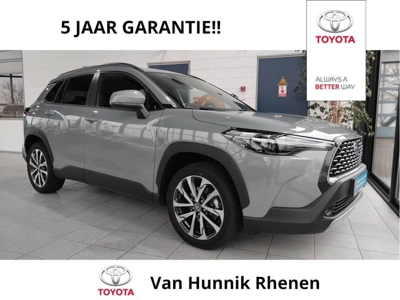 Toyota Corolla Cross - 1.8 Style | Manhattan Grey | Apple/Android | Stoel en stuur verw - AutoWereld.nl