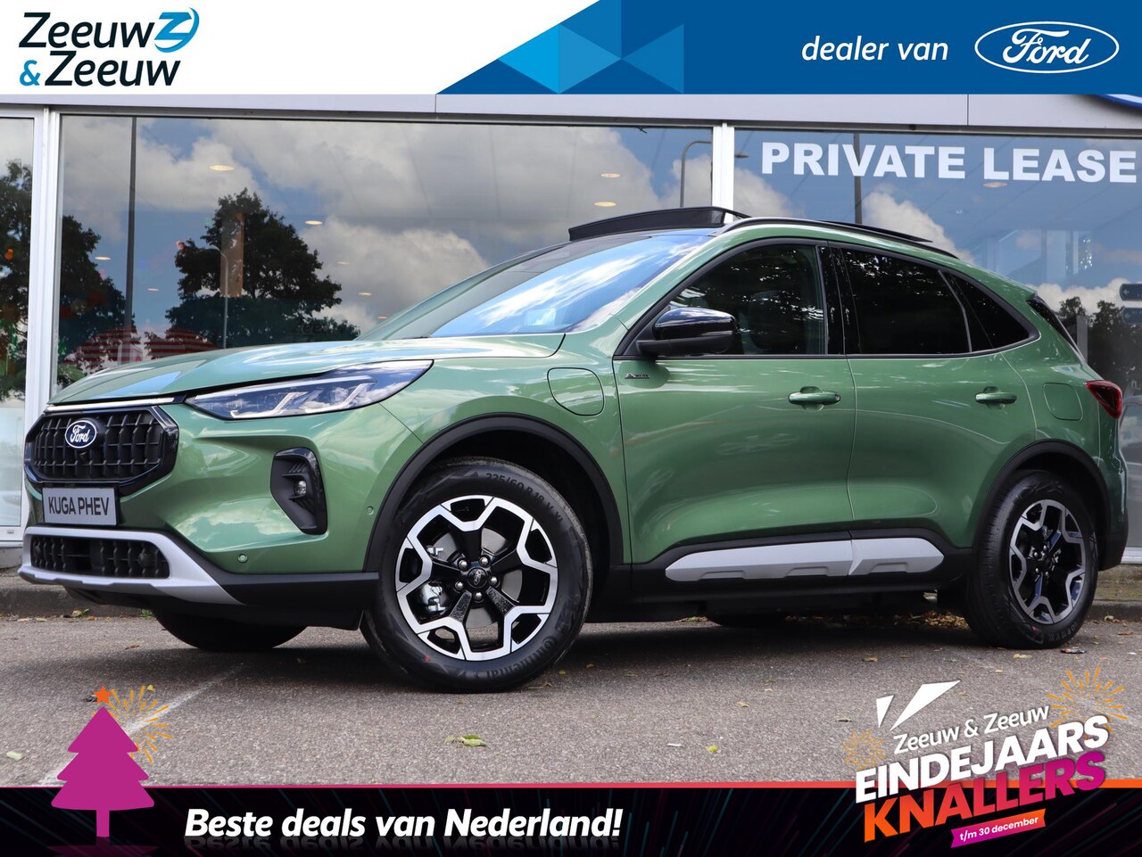 Ford Kuga - 2.5 PHEV Active X 243PK | 2100KG Trekgewicht | Nieuw Model | Matrix LED  | Panoramadak | W - AutoWereld.nl