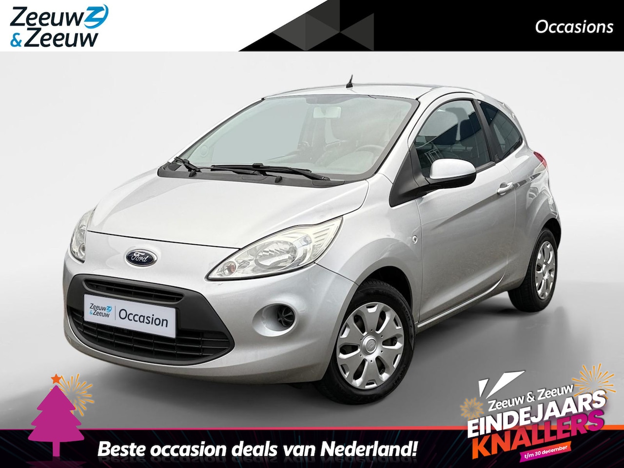 Ford Ka - 1.2 Cool & Sound | 1e Eigenaar | Goed onderhouden | Elektrische ramen | Airco | 12 maanden - AutoWereld.nl
