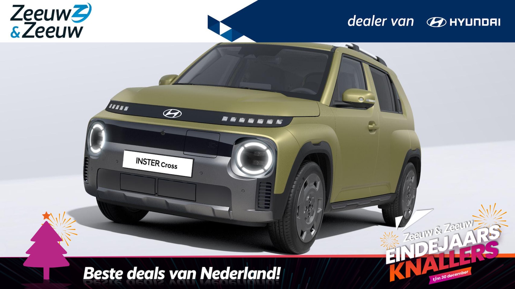 Hyundai Inster Cross - Cross Sky Plus 49 kWh | VAN € 33.950,- VOOR € 31950,- | Private lease vanaf 320 ,- PM | - AutoWereld.nl