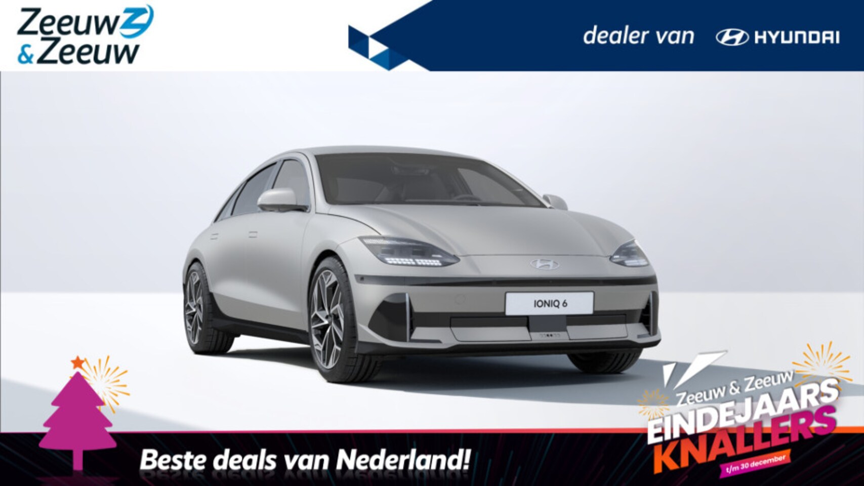 Hyundai IONIQ 6 - Lounge 77.4 kWh | ACTIE!! | 15.000,- Korting!!| Nieuwe op kenteken! | - AutoWereld.nl