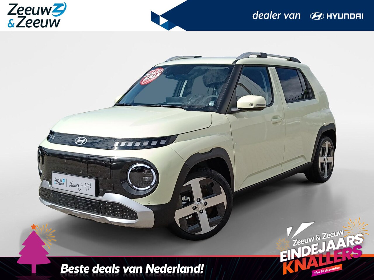 Hyundai Inster - Evolve 49 kWh+ W&T PACK | RIJKLAAR EXCL. METALLIC LAK | OP=OP | SNEL LEVERBAAR!! - AutoWereld.nl