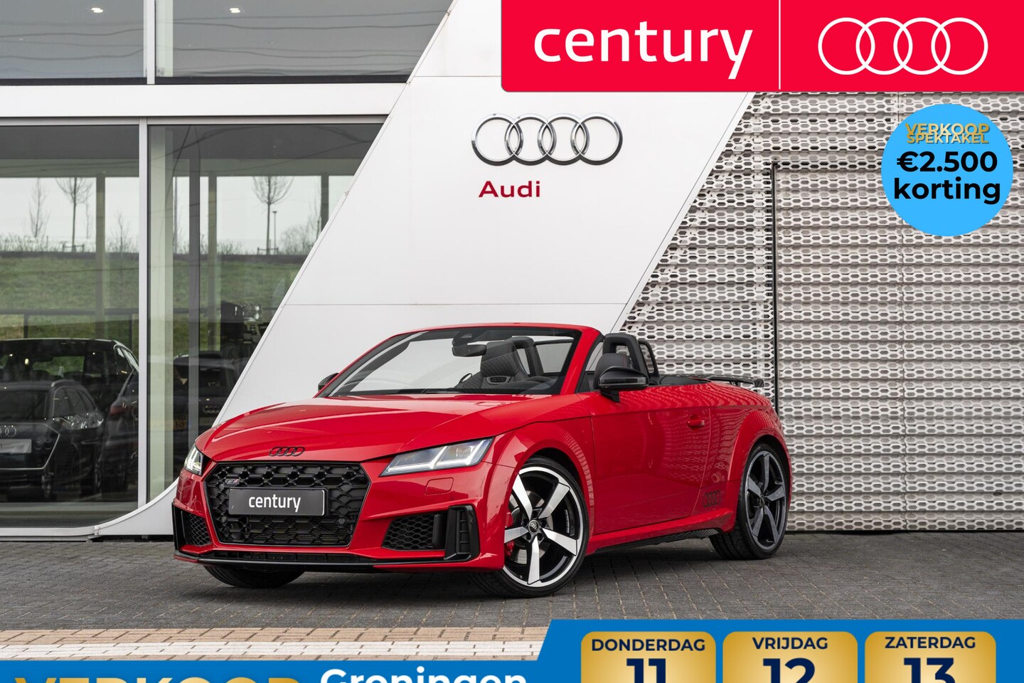Audi TTS Roadster - quattro Competition | B&O | 4j garantie | Carbon | Side assist | - AutoWereld.nl