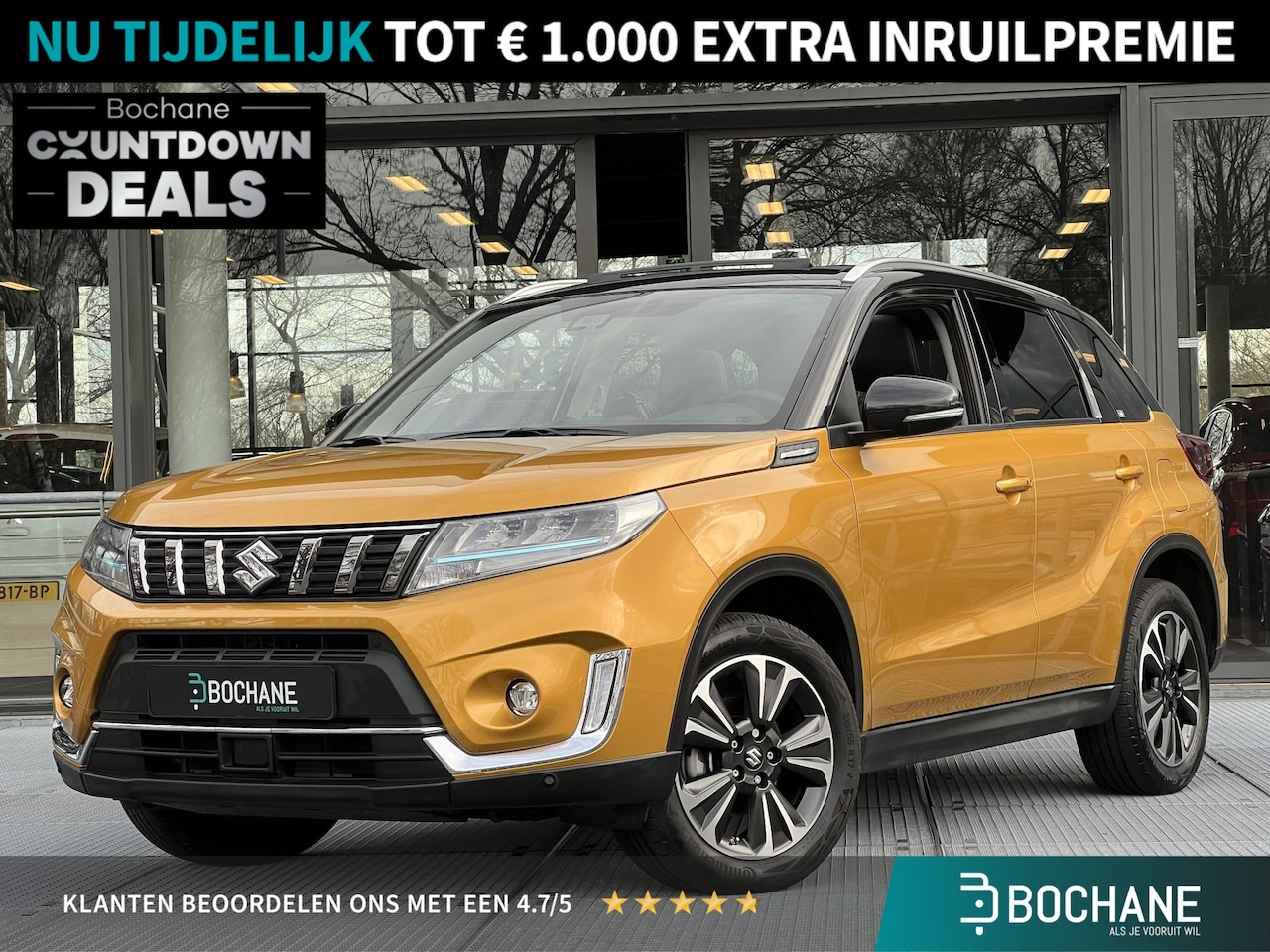 Suzuki Vitara - 1.5 Hybrid AllGrip Comfort | Trekhaak | Navigatie | Dodehoek assistent - AutoWereld.nl