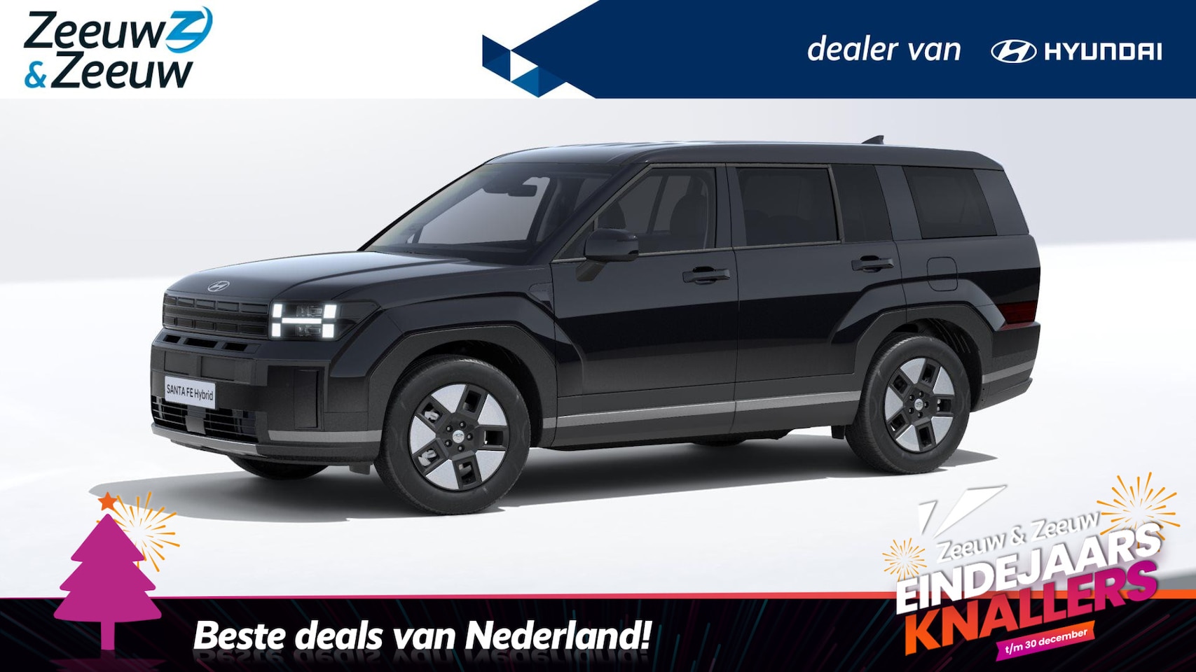 Hyundai Santa Fe - 1.6 T-GDI HEV Comfort Smart 7p. 1.6 T-GDI HEV Comfort Smart 7p. SUPERDEAL!! - AutoWereld.nl