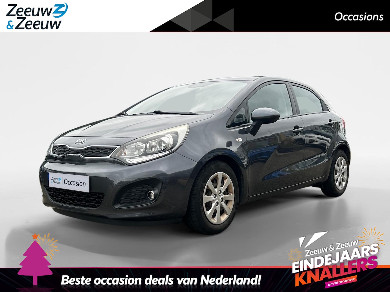 Kia Rio - 1.2 CVVT BusinessLine | Airco | Bluetooth | Cruise control | Automatische verlichting | Ap - AutoWereld.nl