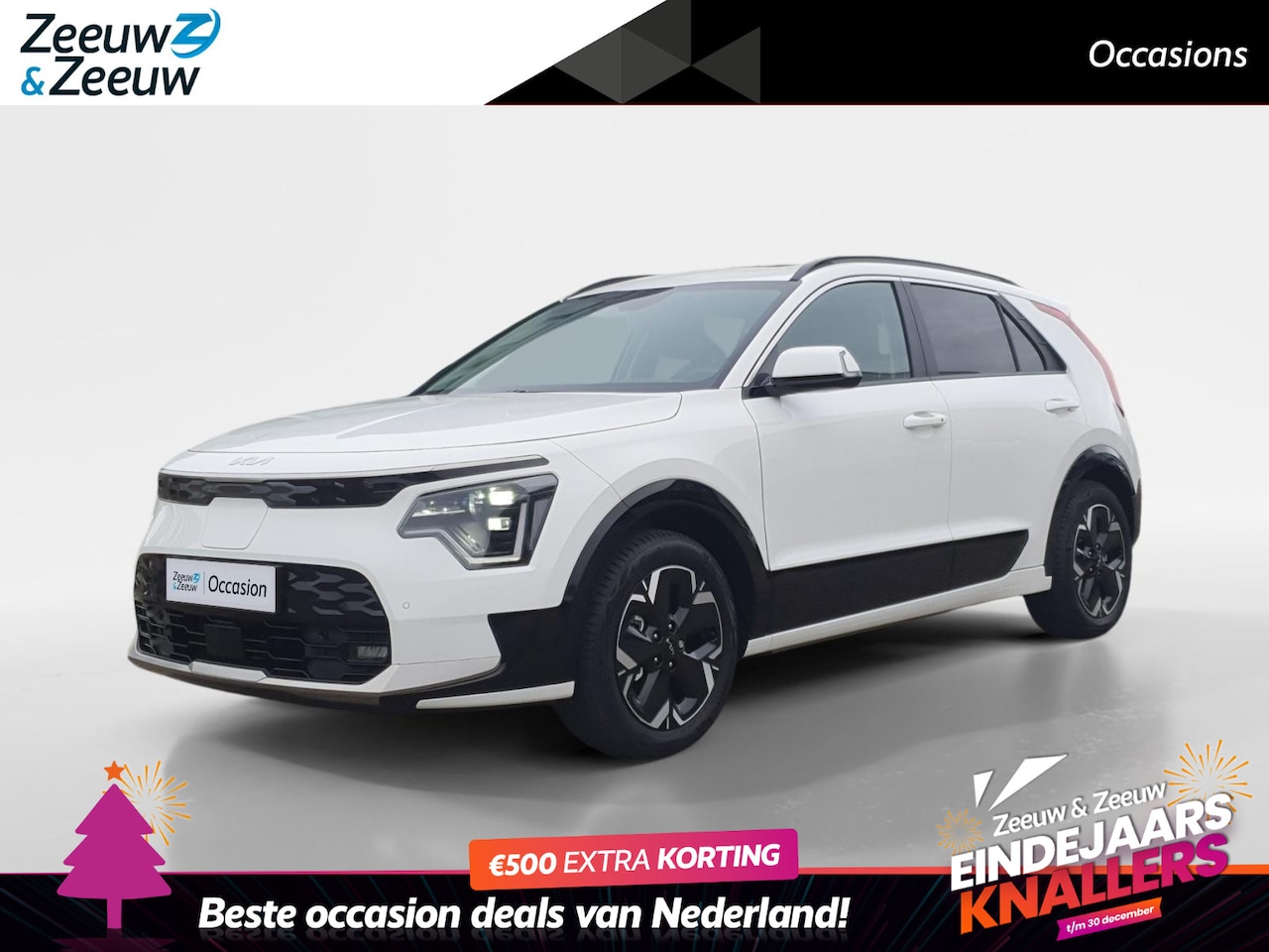 Kia Niro EV - DynamicPlusLine 64.8 kWh | Trekhaak | Stoel en stuurverwarming | Schuifdak | Dodehoekdetec - AutoWereld.nl