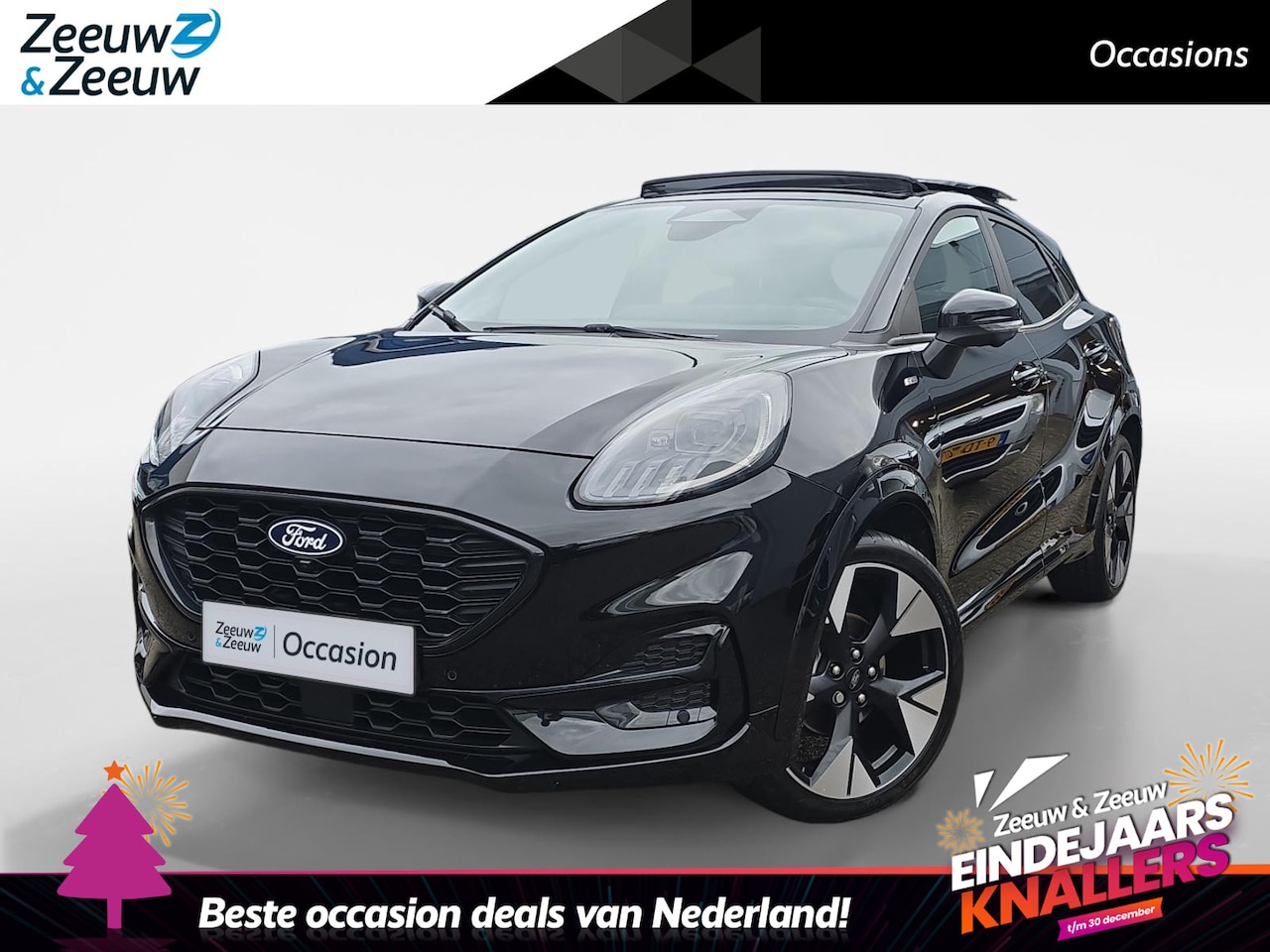Ford Puma - 1.0 EcoBoost Hybrid St Line X | Trekhaak | Panoramadak | Dodehoek detectie | Elektr. Achte - AutoWereld.nl