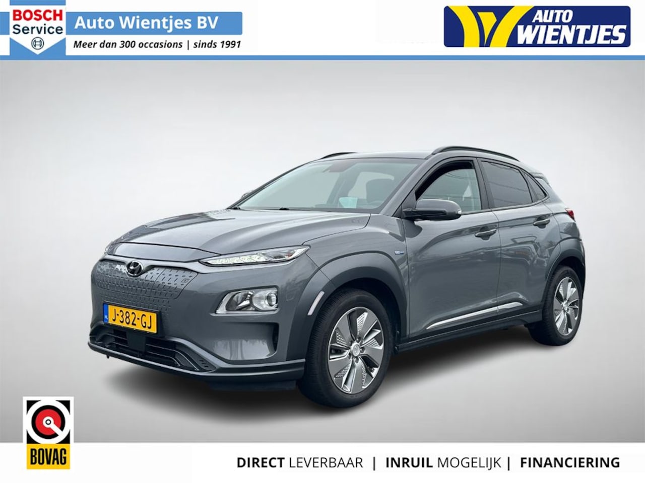 Hyundai Kona Electric - EV Fashion 39kWh 3-Fase | SOH 97% | Navi | Camera | Half Leer - AutoWereld.nl