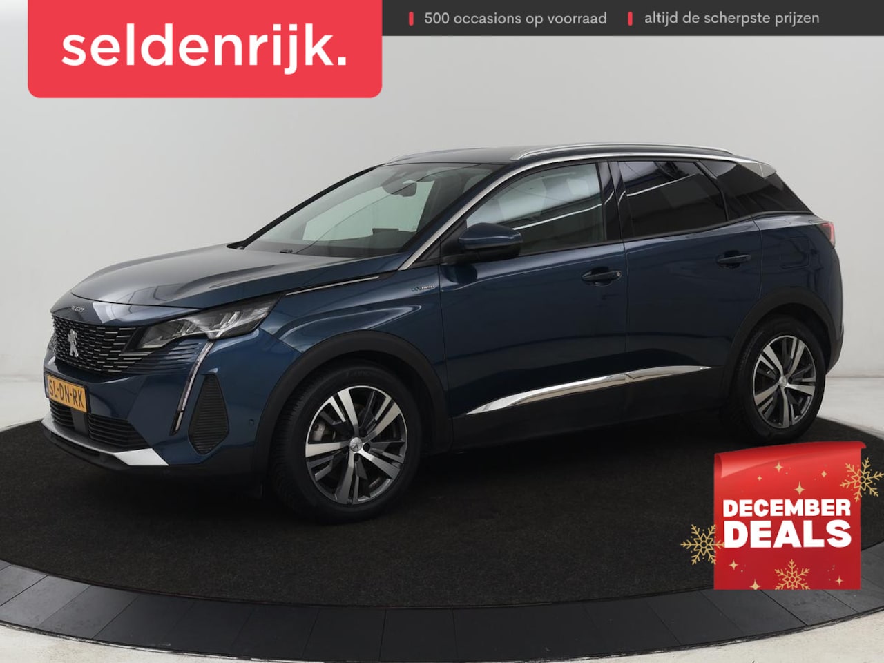 Peugeot 3008 - 1.6 HYbrid 225 Allure | Camera | Carplay | Half leder | Navigatie | Full LED | Parkeerhulp - AutoWereld.nl