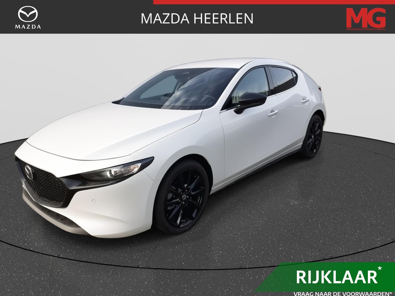 Mazda 3 - 2.5 e-SkyActiv-G M Hybrid 140 Homura Mengelers actieprijs: € 33.940,00* - AutoWereld.nl