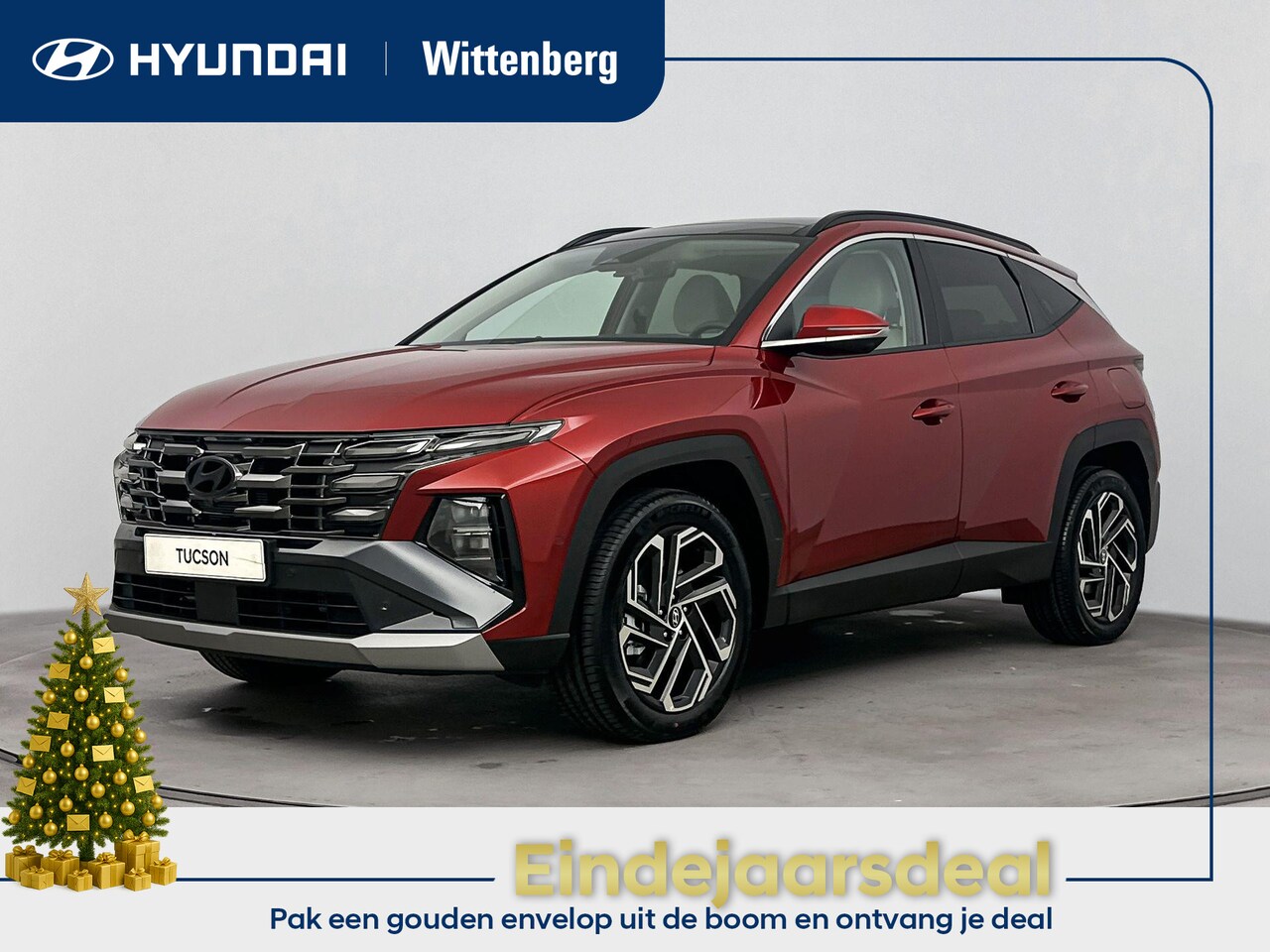 Hyundai Tucson - 1.6 T-GDI HEV Premium Sky | Incl. €2000,- Wegrijbonus! | Op bestelling | Panoramadak | Lee - AutoWereld.nl