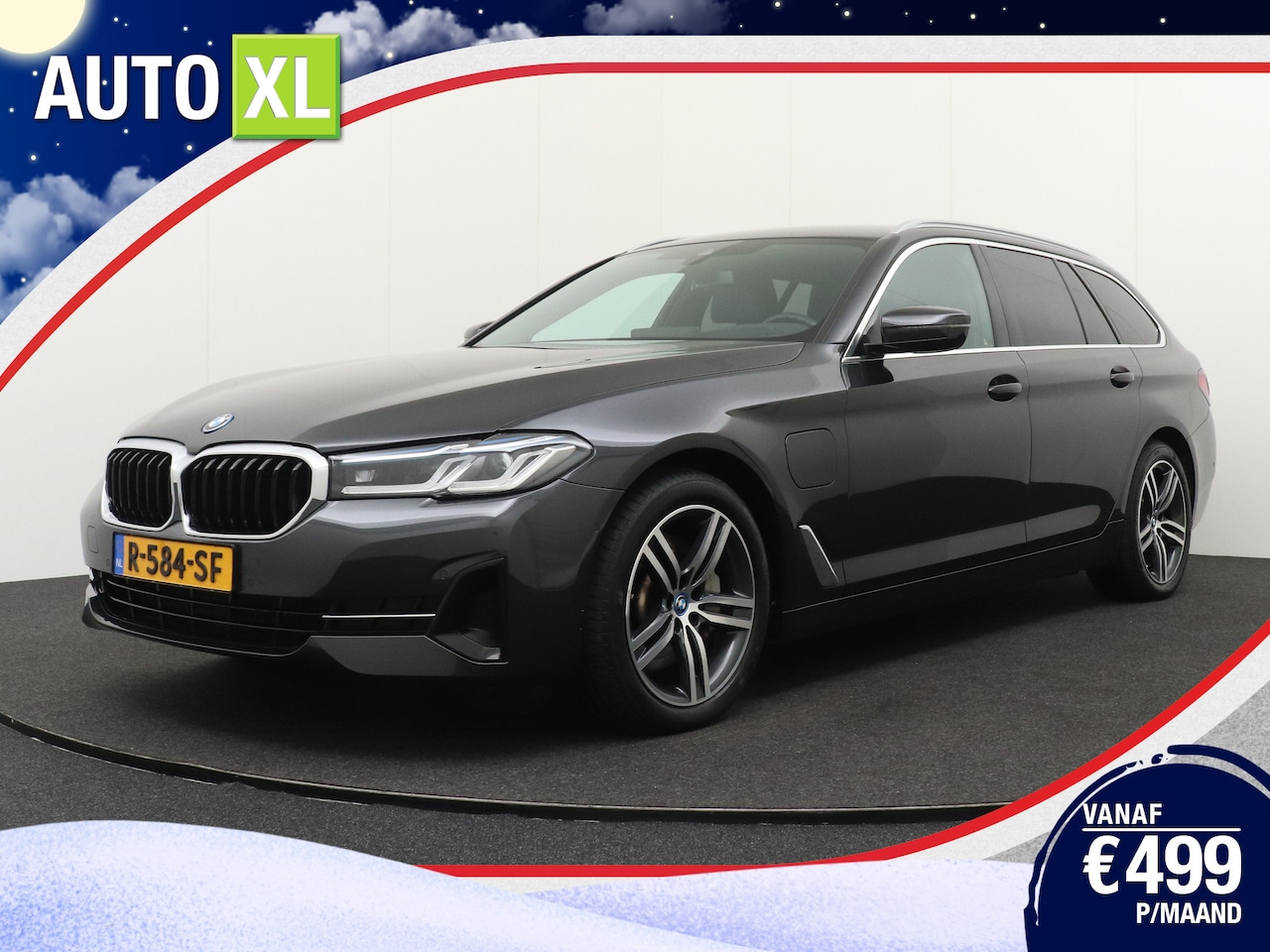 BMW 5-serie Touring - 530e 293 PK High Exe. elek.Trekhaak Memory Leder HUD - AutoWereld.nl