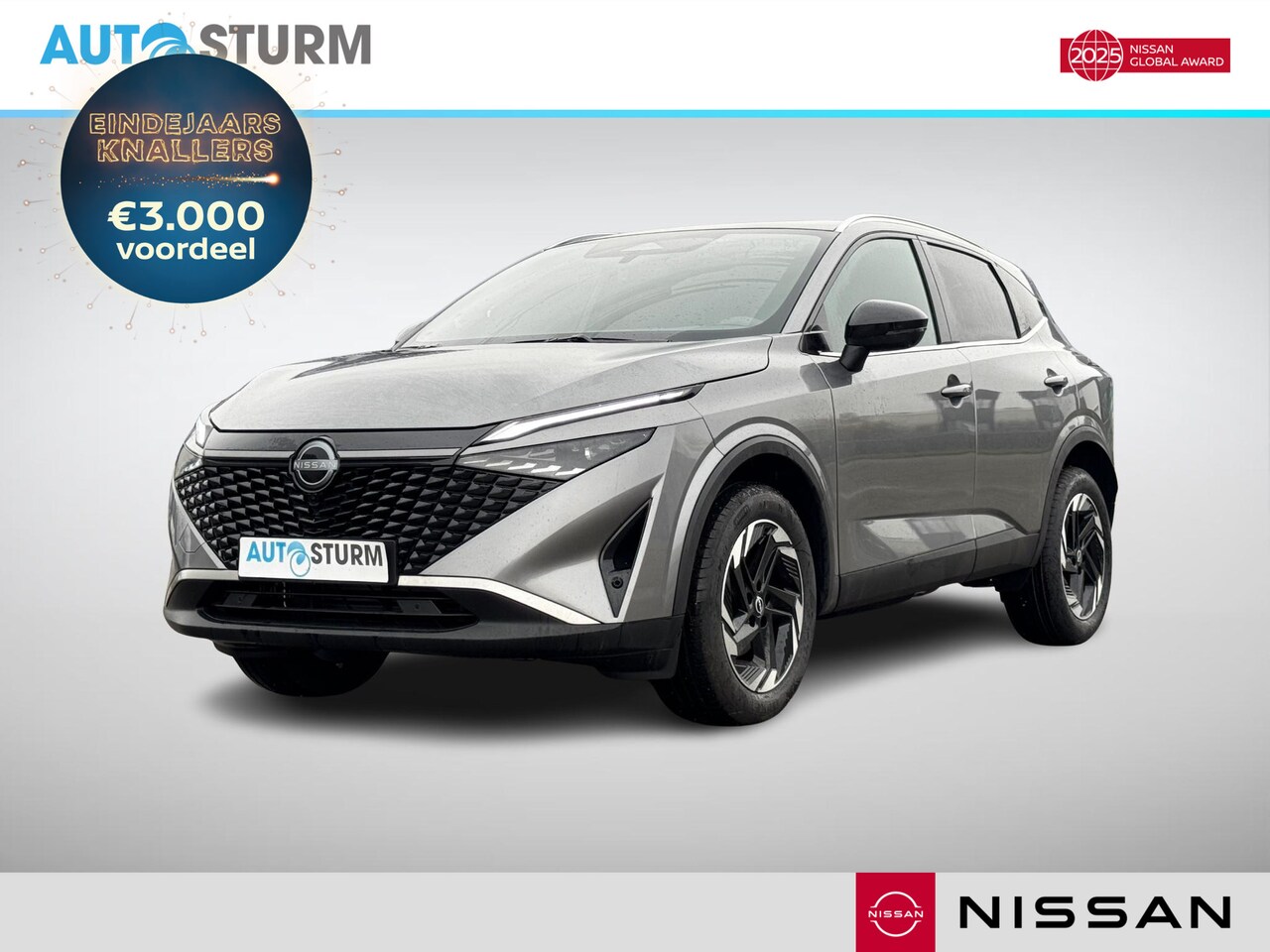 Nissan Qashqai - 1.3 MHEV Xtronic N-Connecta Panoramadak + Cold Pack - AutoWereld.nl