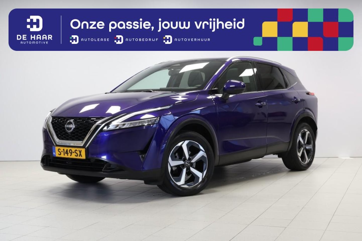 Nissan Qashqai - 1.3 MHEV 158 Xtronic Business Premium - Trekhaak - Pano - Dodehoek - AutoWereld.nl