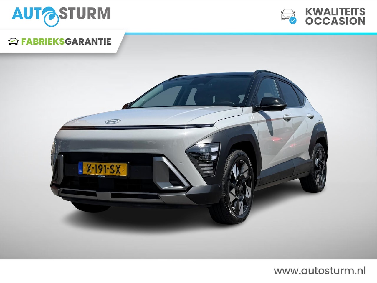 Hyundai Kona - 1.6 GDI HEV Premium | Two-Tone Lakkleur | Stoelverwarming + -Ventilatie | 360° Camera | Le - AutoWereld.nl