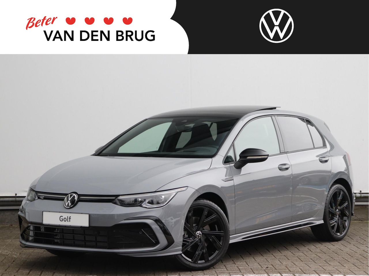 Volkswagen Golf - 1.5 eTSI R-Line Business | Panorama dak | Adaptief onderstel | Head-up display | Black-sty - AutoWereld.nl