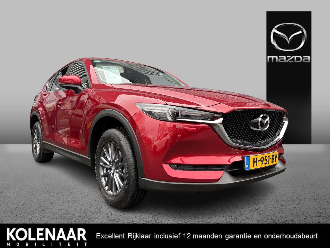 Mazda CX-5 - 2.0 SkyActiv-G 165 Business Comfort ECC/Cruise/wegklapbare Trekhaak/lederen bekleding.... - AutoWereld.nl