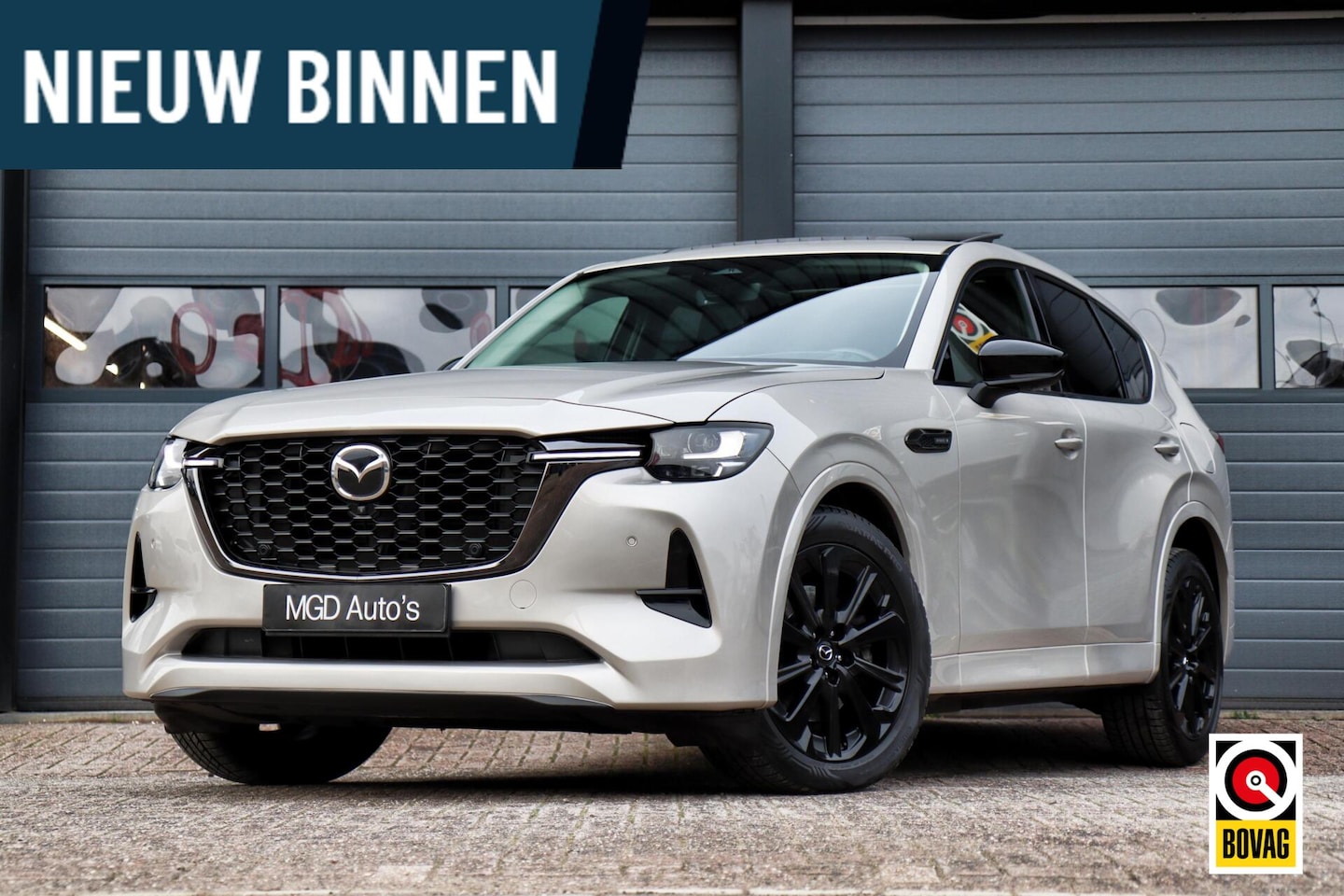 Mazda CX-60 - 2.5 e-SkyActiv PHEV Homura /PANODAK/360 CAMERA/STOELVERW+VENTL./KEYLESS/ELEK. KLEP/HUD/BOS - AutoWereld.nl