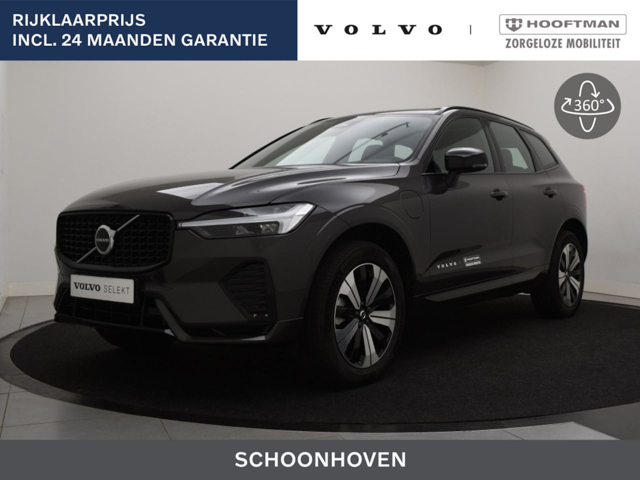 Volvo XC60 - T6 PLUG-IN HYBRID PLUS DARK SCHUIFDAK HARMAN KARDON ACC BLIS CAM - AutoWereld.nl
