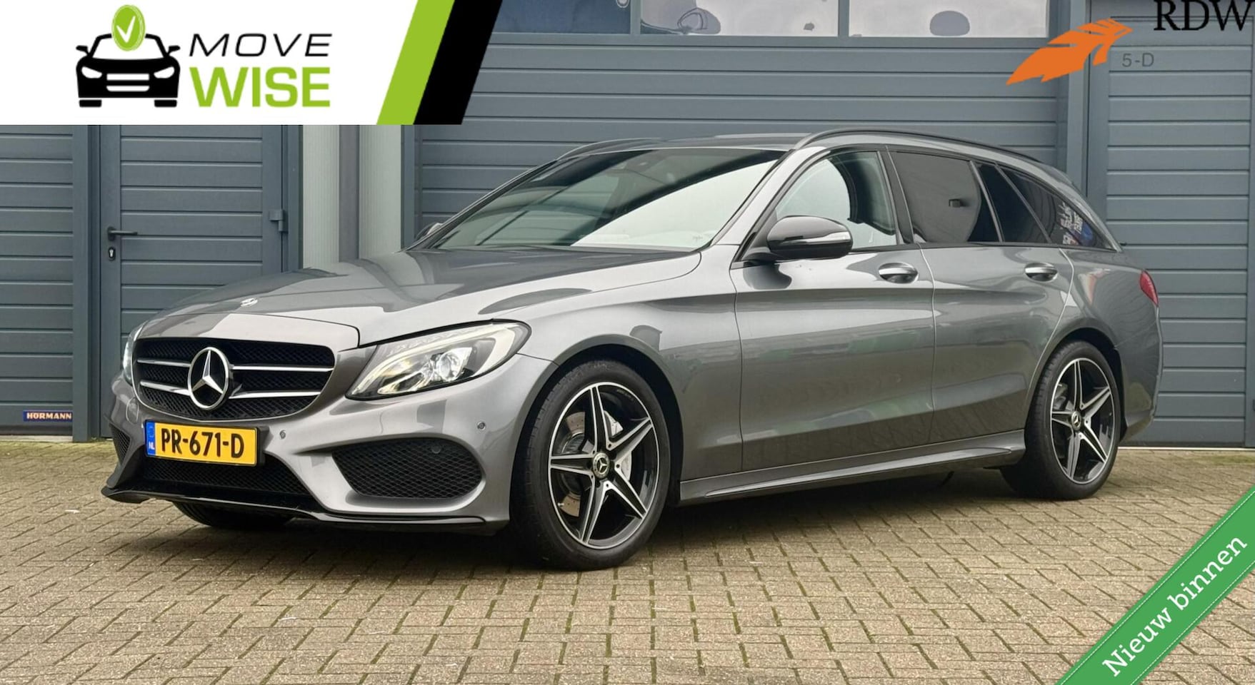 Mercedes-Benz C-klasse Estate - 180 156pk AMG Pakket | Automaat | 126.000 km NAP | Trekhaak Afnb. | Camera | Luchtvering | - AutoWereld.nl