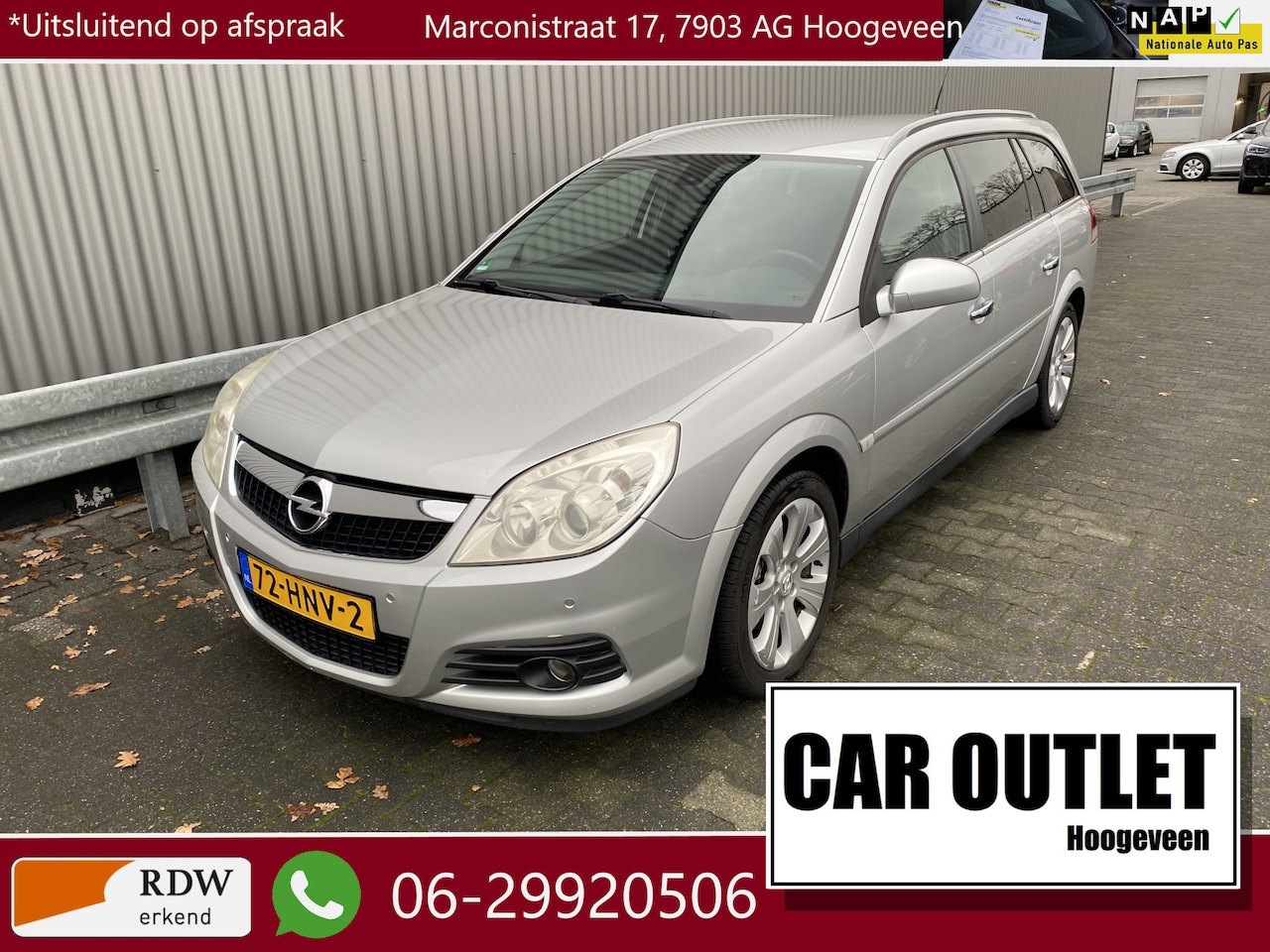 Opel Vectra Wagon - 1.8-16V Executive Leer, Clima, CC, Navi, PDC, Trekh, nw. APK – Inruil Mogelijk – - AutoWereld.nl