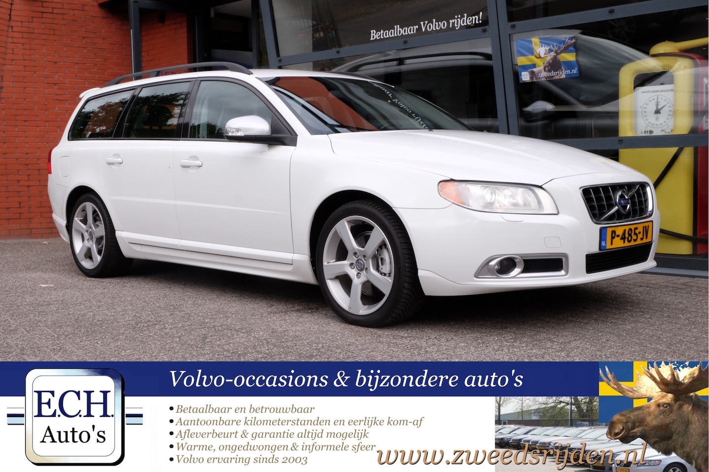 Volvo V70 - T4 180 pk LPG-G3, R-Design, Leer, Xenon, Stoelverwarming, Trekhaak - AutoWereld.nl