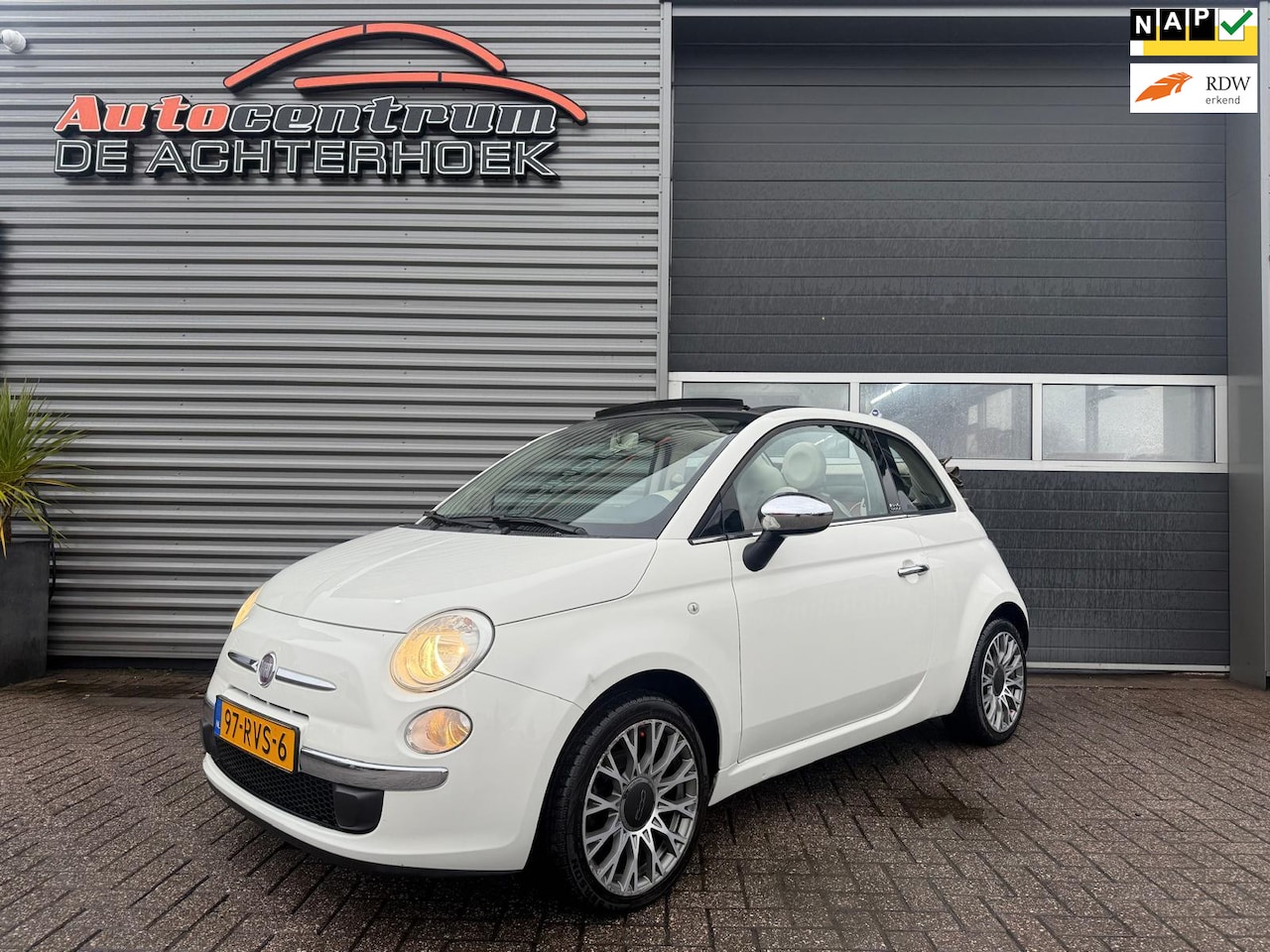 Fiat 500 C - 0.9 TwinAir Lounge Cabrio / Leer / Airco!!! - AutoWereld.nl