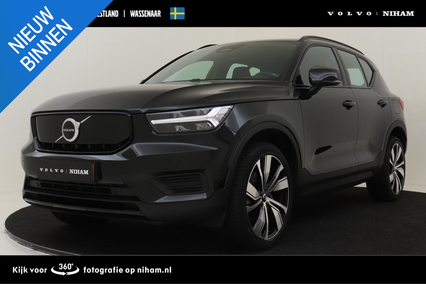 Volvo XC40 - RECHARGE SINGLE MOTOR PLUS -CLIMATE|BLIS|CAMERA|KEYLESS|WARMTEPOMP|20" - AutoWereld.nl