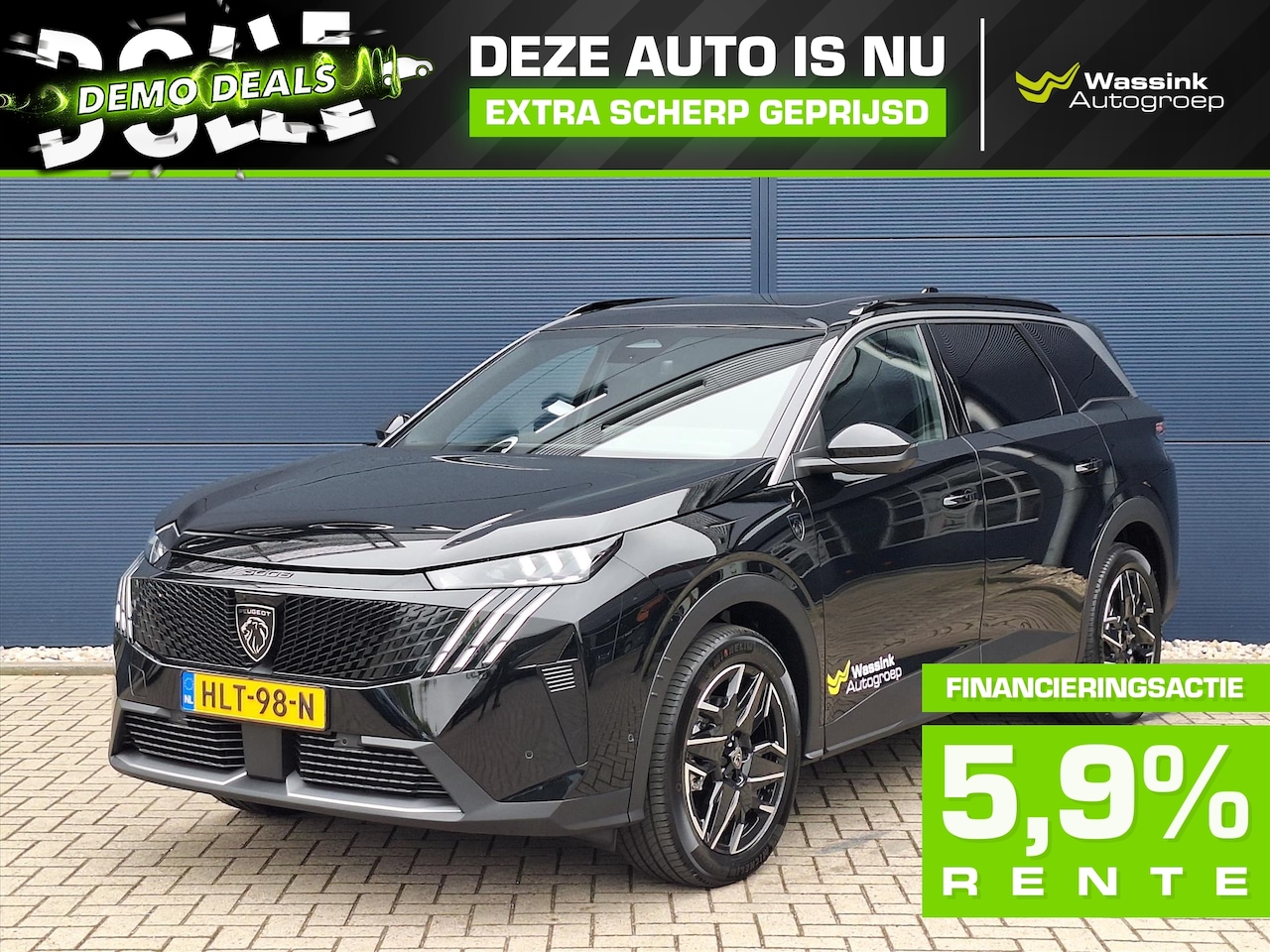 Peugeot 5008 - DEMO DEAL I 1.2 Hybrid 136pk e-DSC6 GT 7-Zits | Trekhaak | Schuifdak | 360 Vision Pack | A - AutoWereld.nl