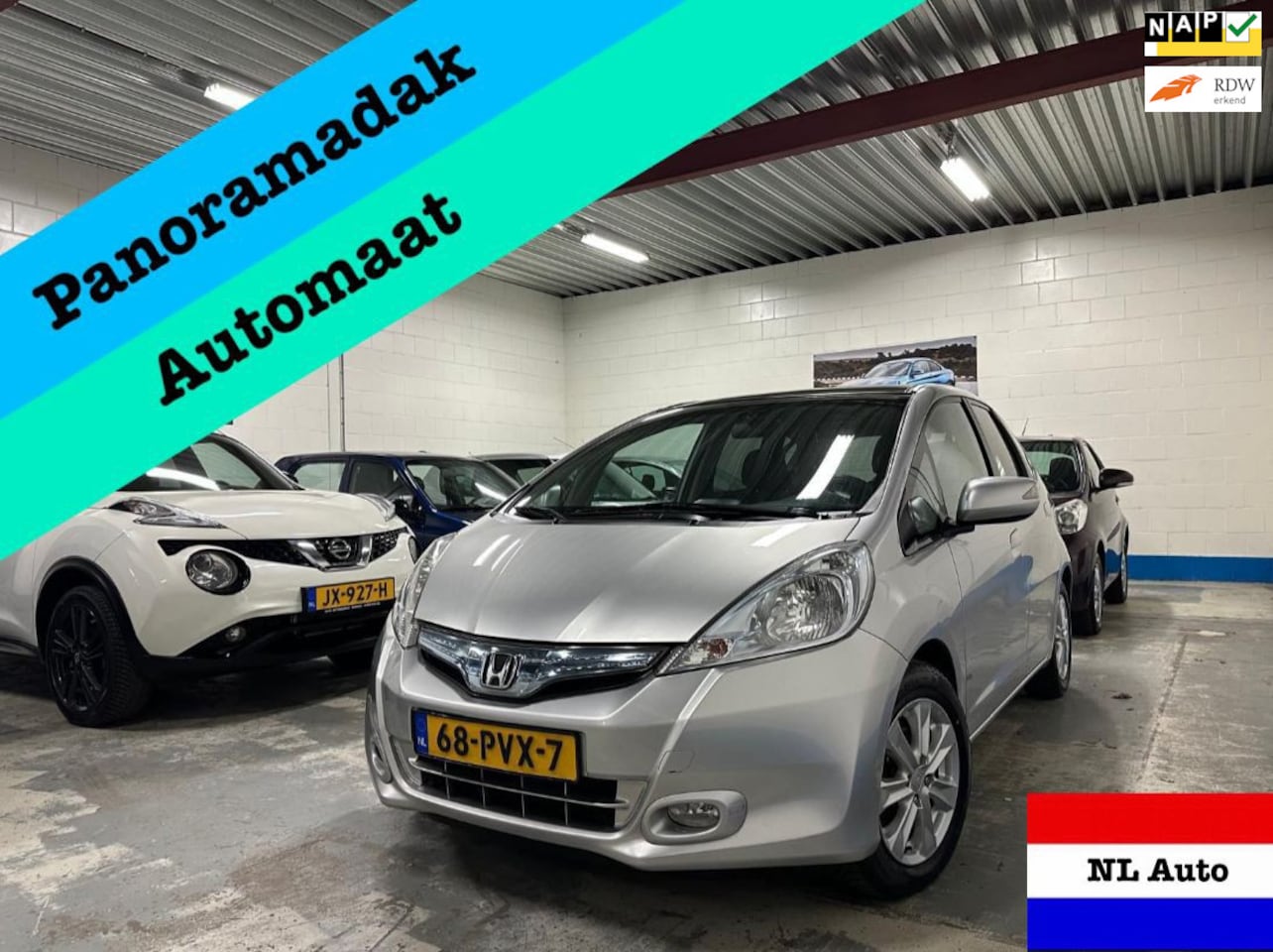 Honda Jazz - 1.4 Hybrid Elegance Automaat/Clima/Pdc/Cruis - AutoWereld.nl